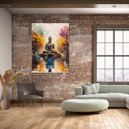 Buddha Canvas Art Print: Divine Serenity for Every Space