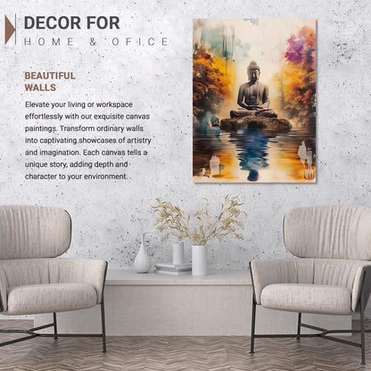 Buddha Canvas Art Print: Divine Serenity for Every Space