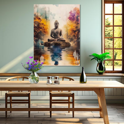 Buddha Canvas Art Print: Divine Serenity for Every Space