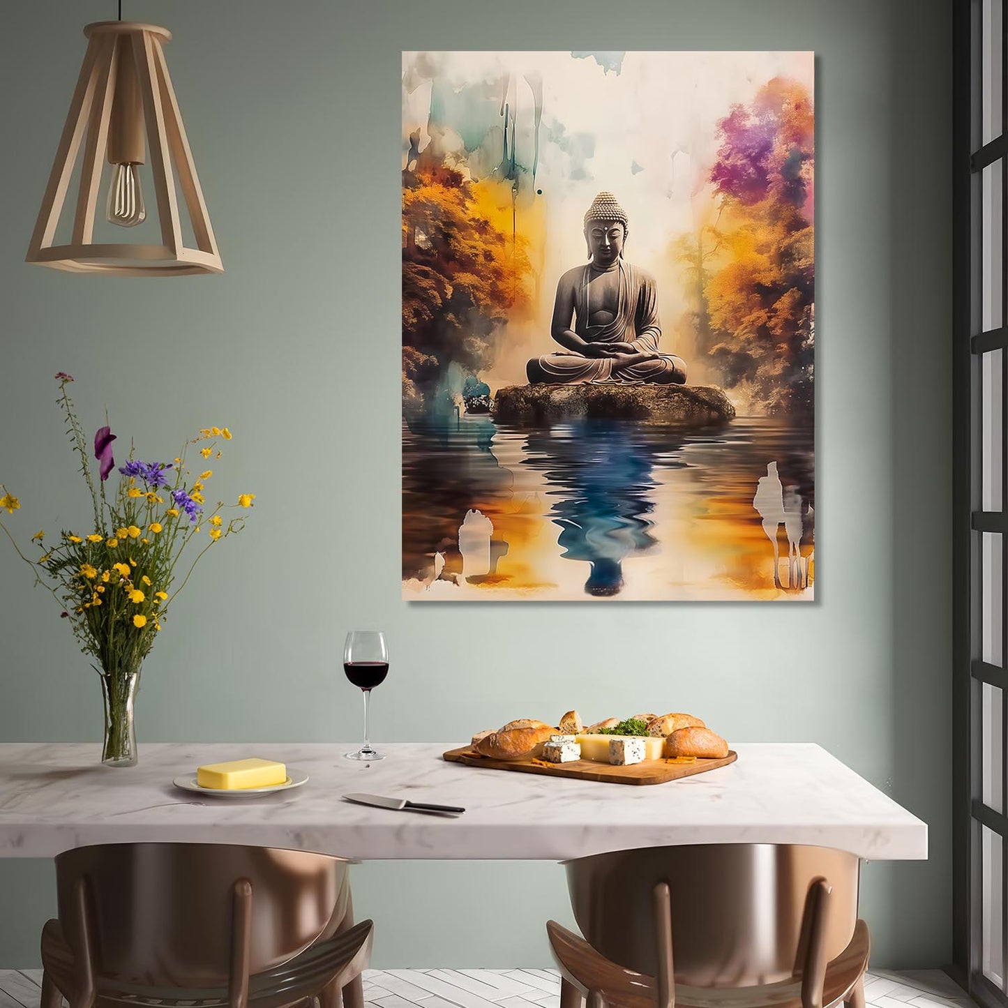 Buddha Canvas Art Print: Divine Serenity for Every Space