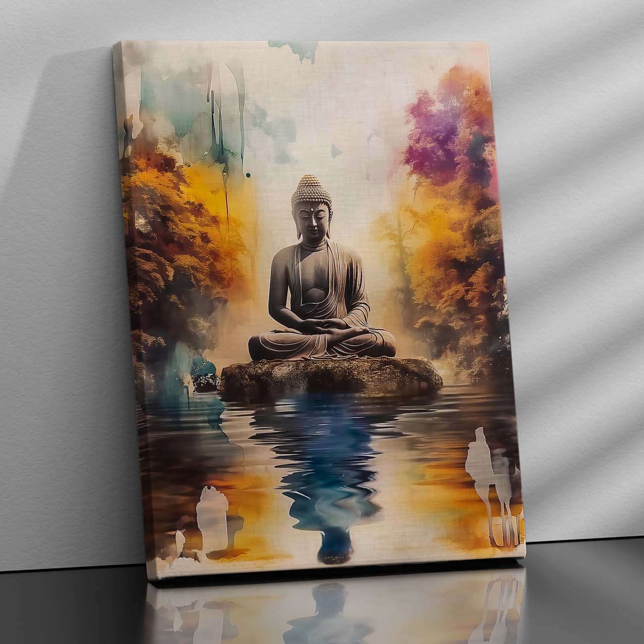 Buddha Canvas Art Print: Divine Serenity for Every Space