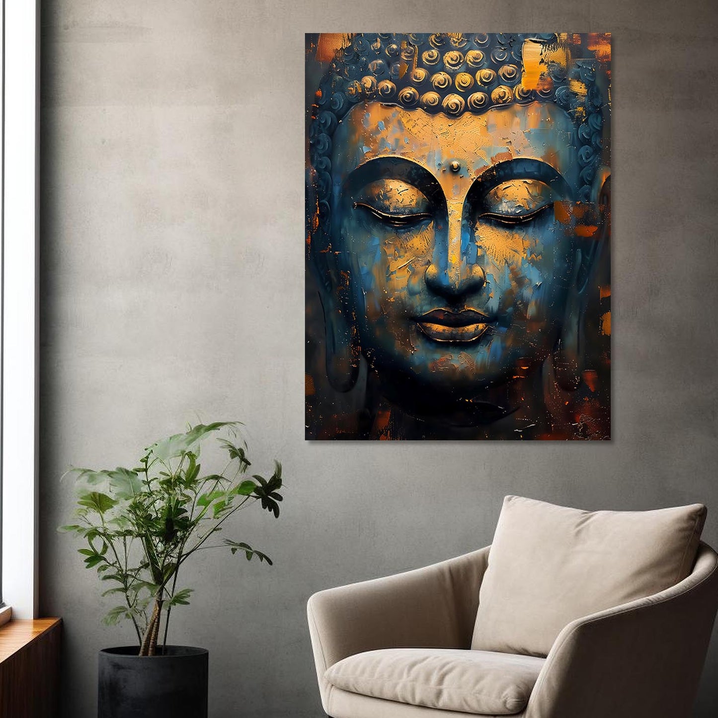 Buddha Canvas Art Print: Divine Serenity for Every Space