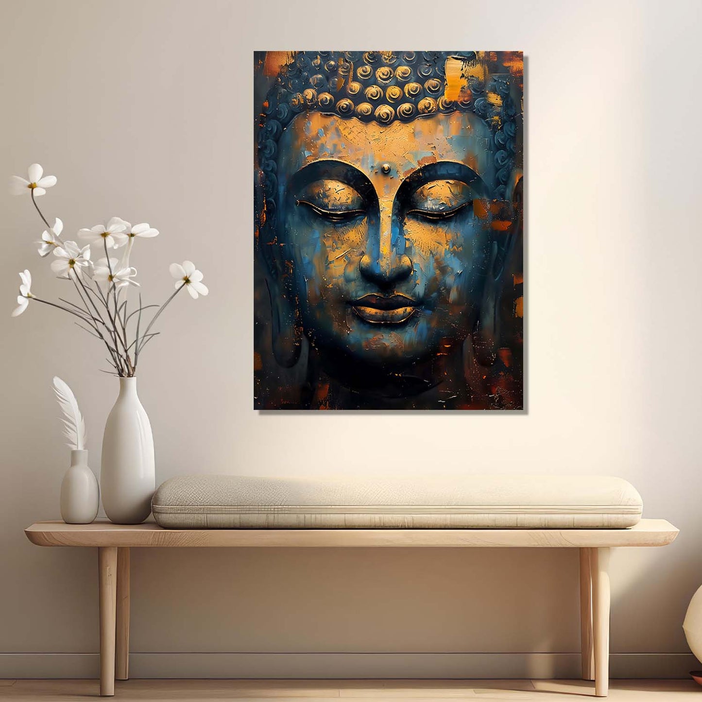 Buddha Canvas Art Print: Divine Serenity for Every Space