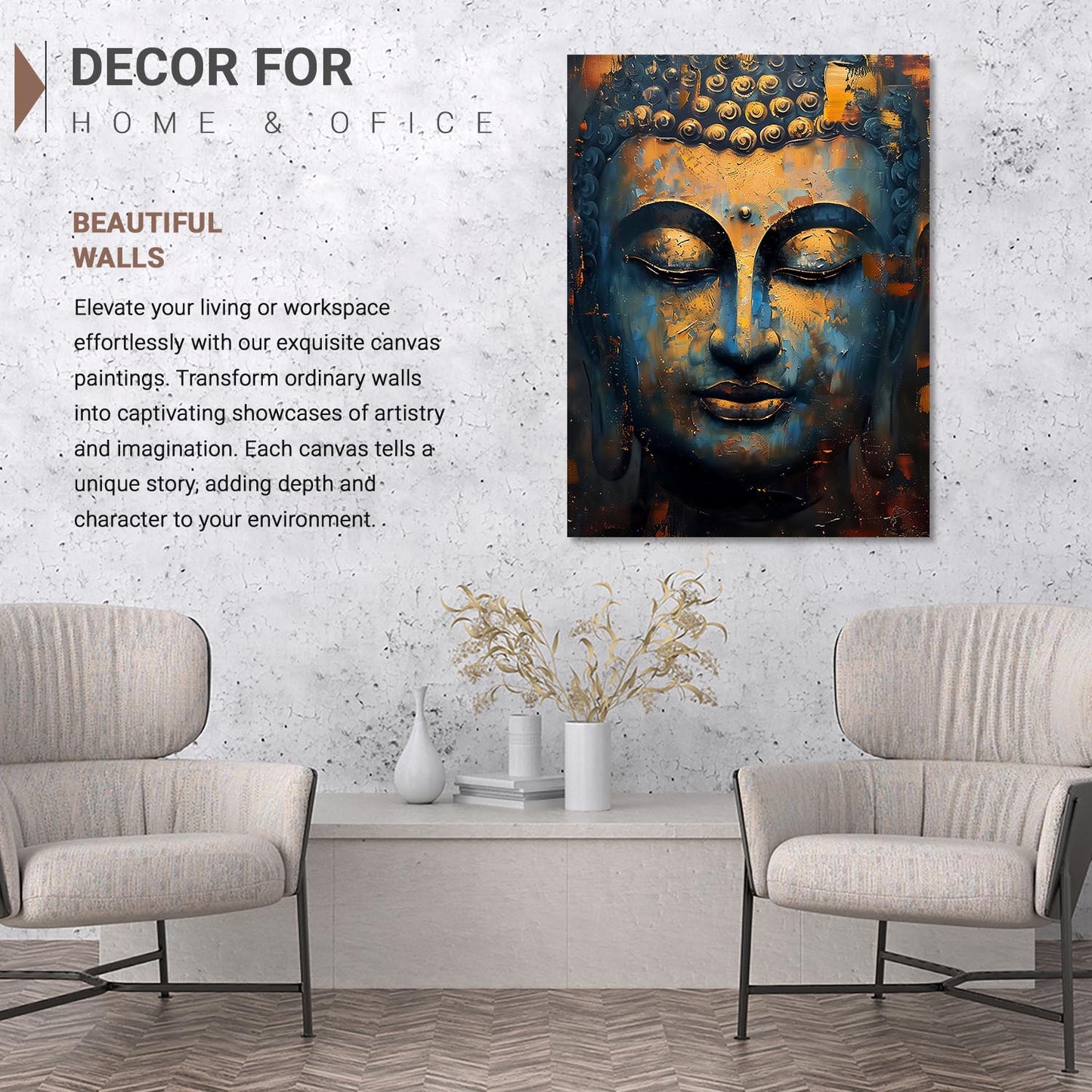 Buddha Canvas Art Print: Divine Serenity for Every Space