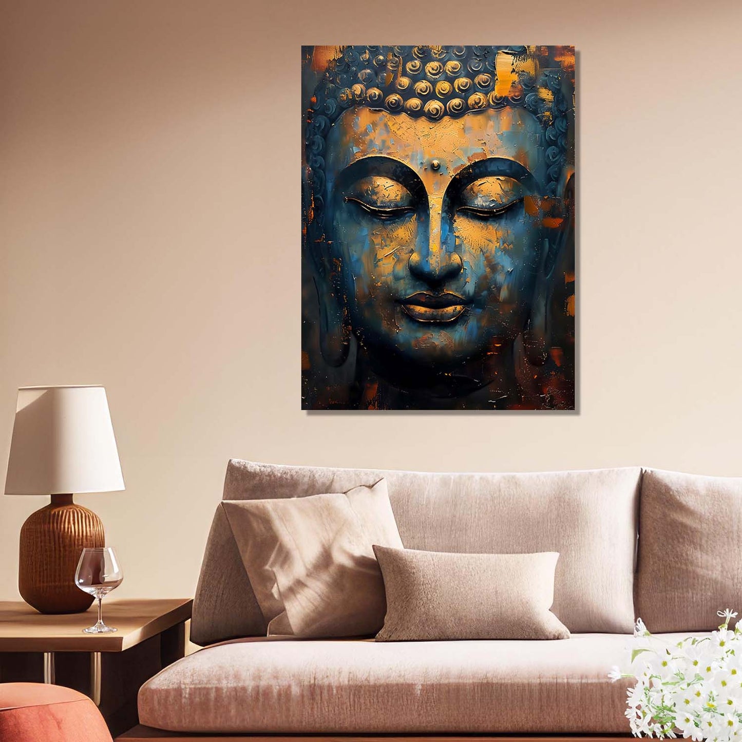 Buddha Canvas Art Print: Divine Serenity for Every Space