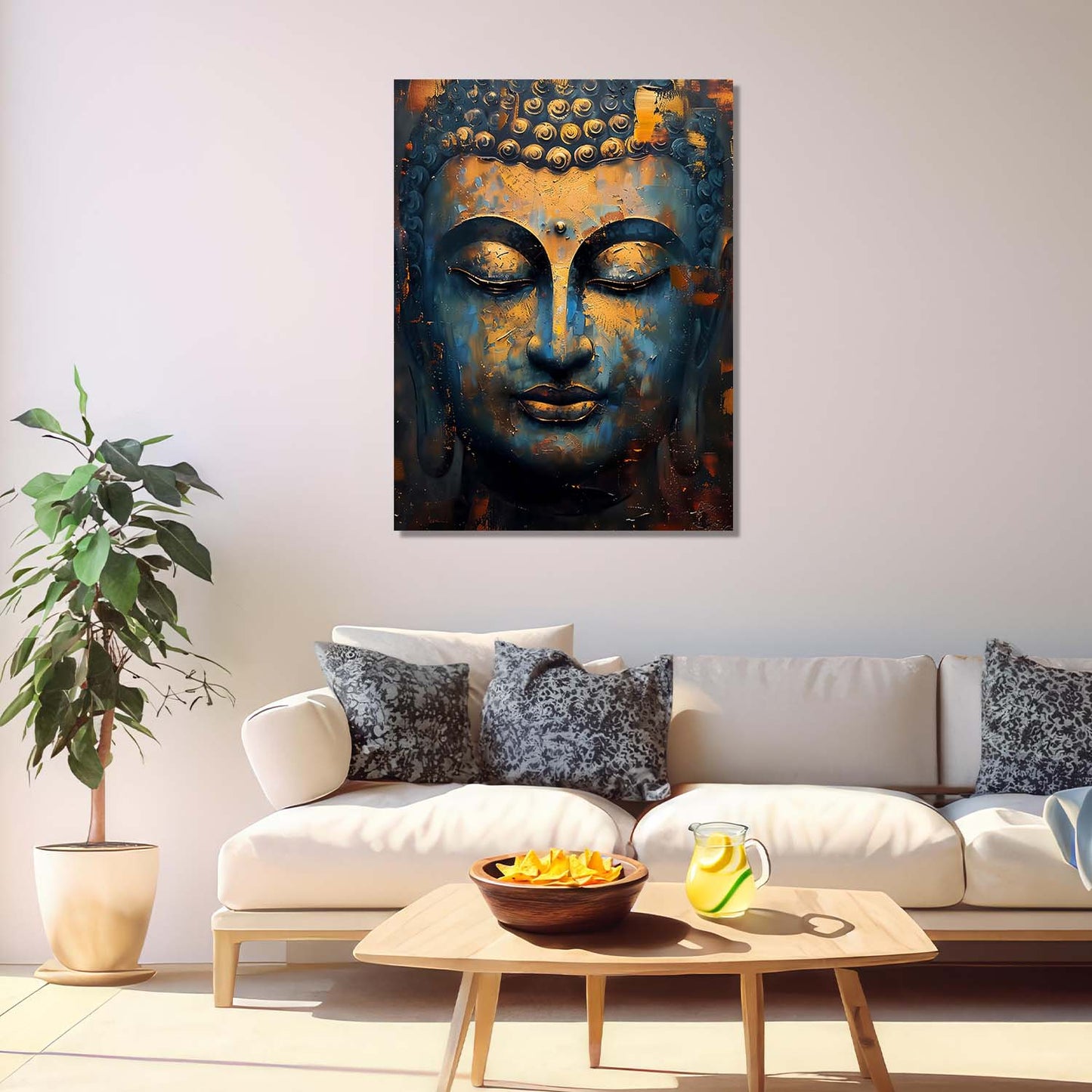 Buddha Canvas Art Print: Divine Serenity for Every Space