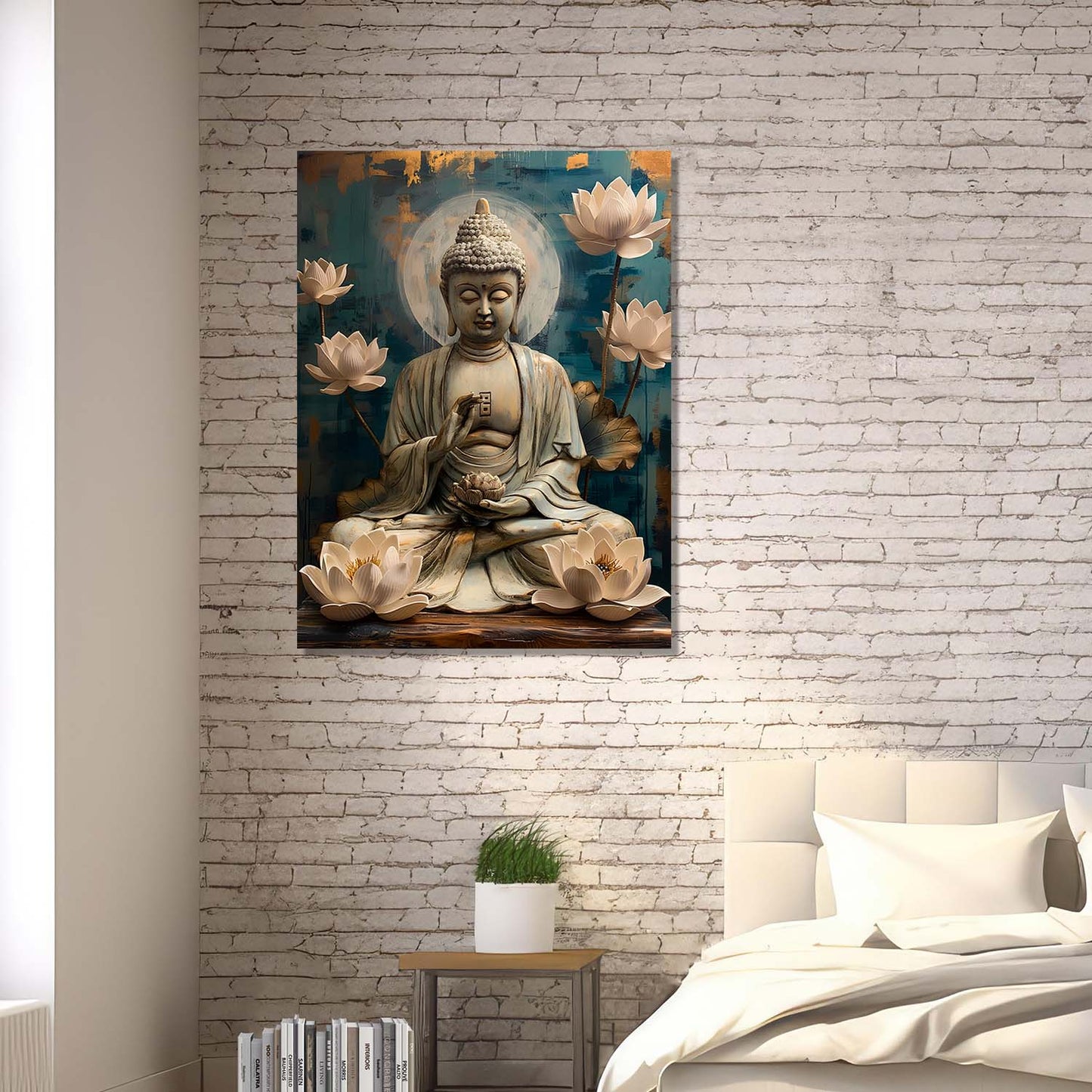 Buddha Canvas Art Print: Divine Serenity for Every Space