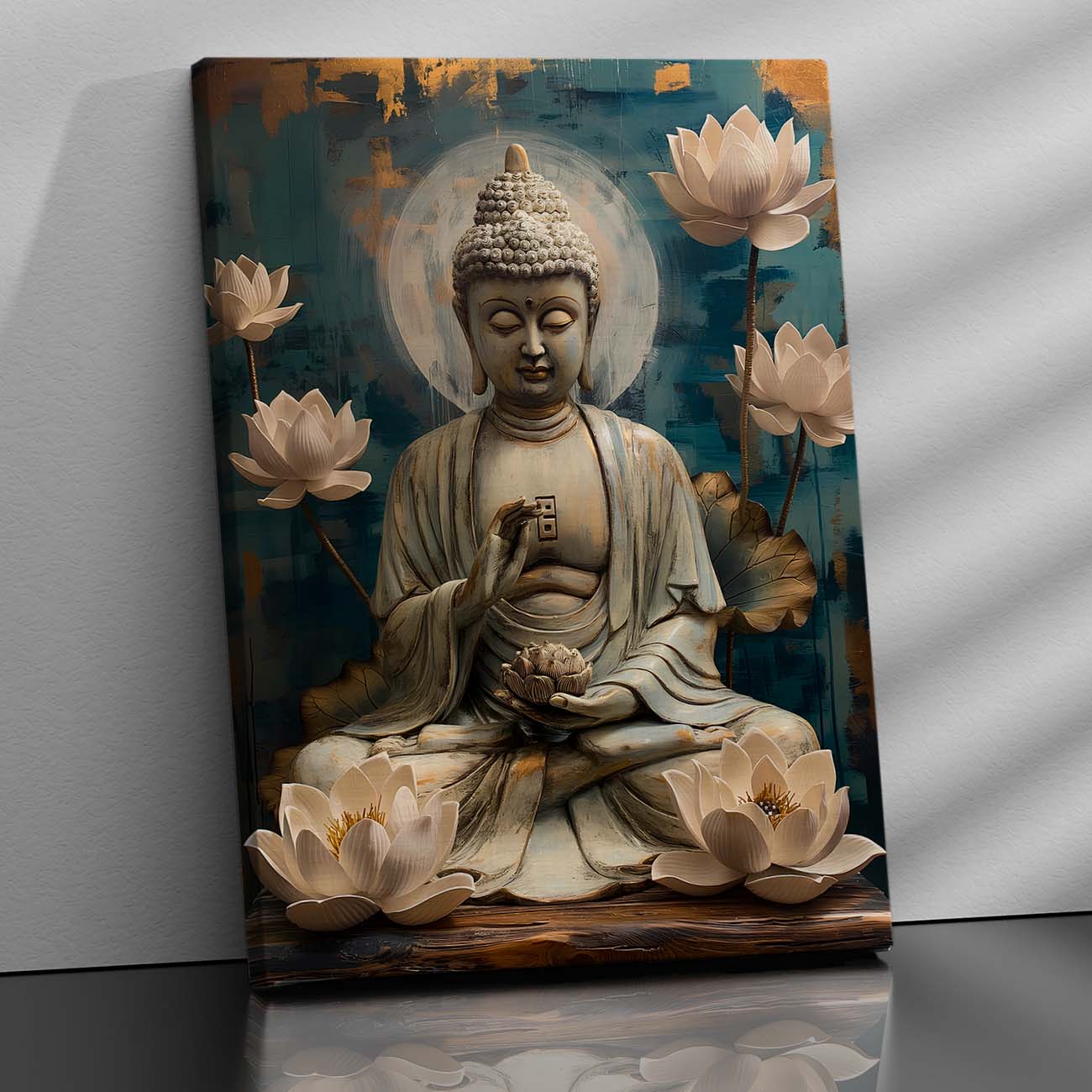 Buddha Canvas Art Print: Divine Serenity for Every Space