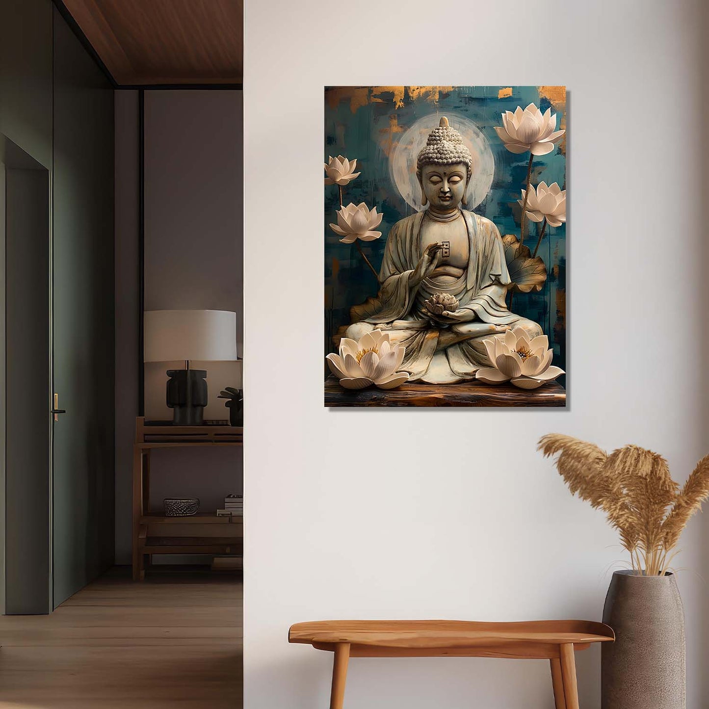 Buddha Canvas Art Print: Divine Serenity for Every Space