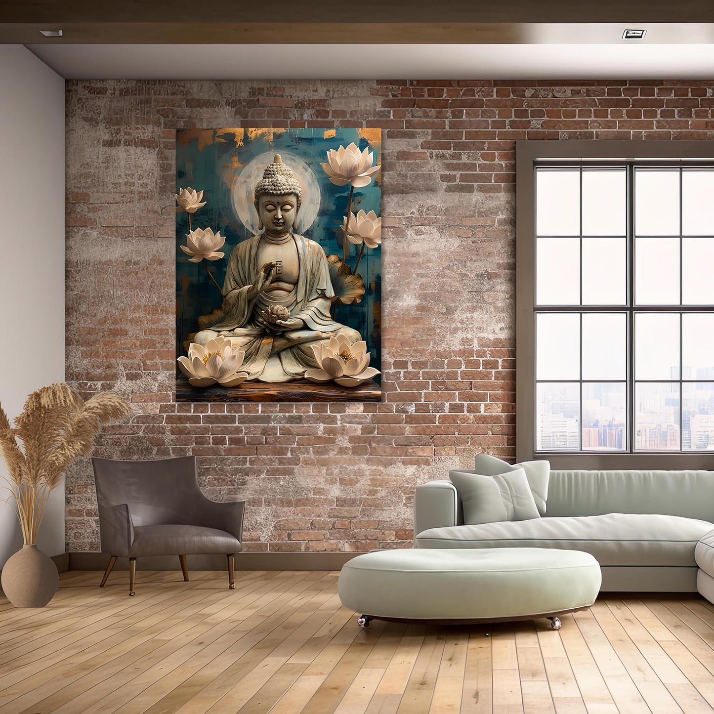 Buddha Canvas Art Print: Divine Serenity for Every Space