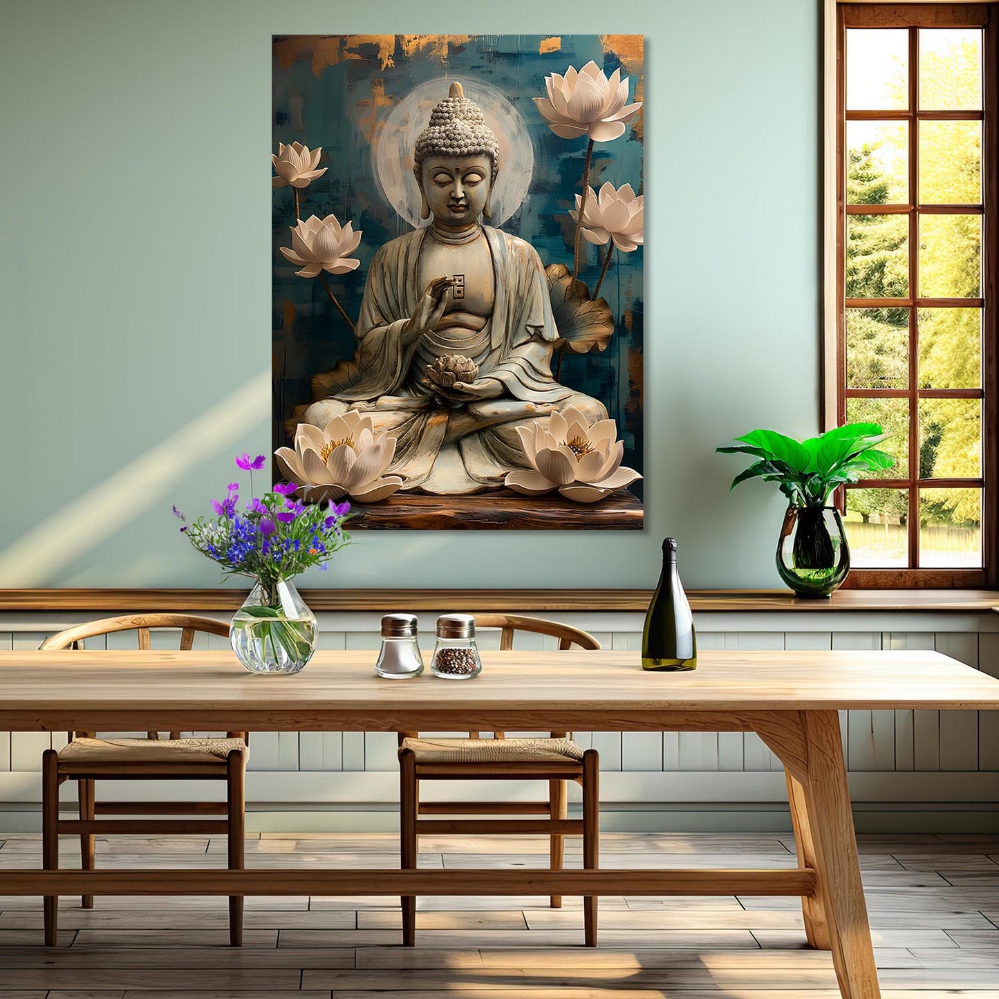 Buddha Canvas Art Print: Divine Serenity for Every Space