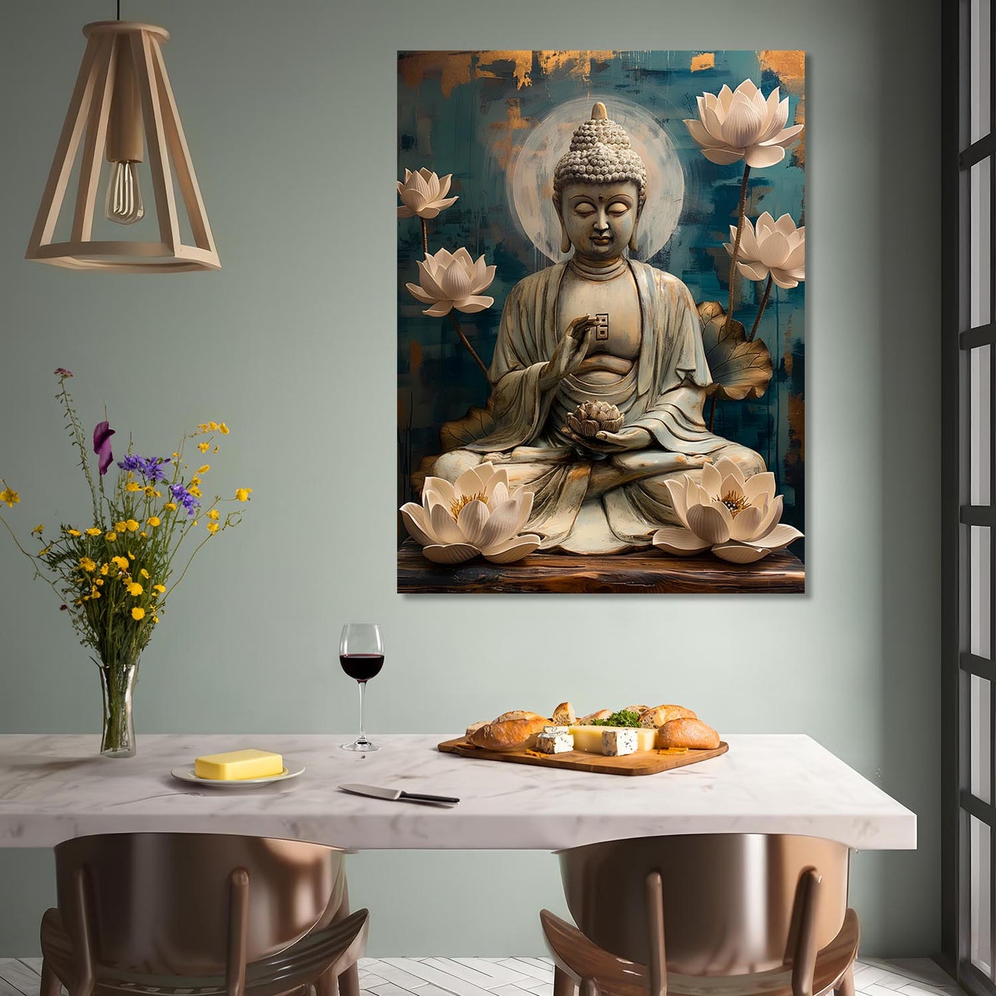 Buddha Canvas Art Print: Divine Serenity for Every Space