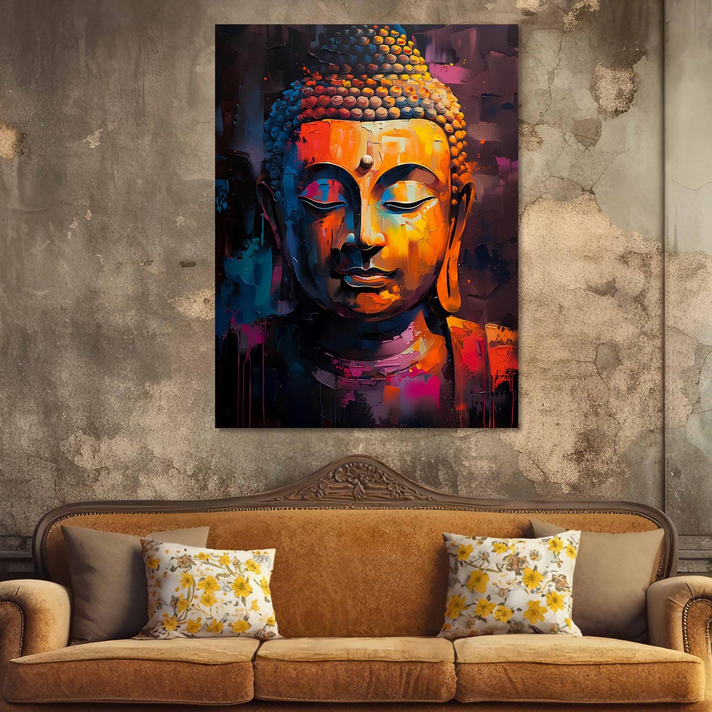 Buddha Canvas Art Print: Divine Serenity for Every Space