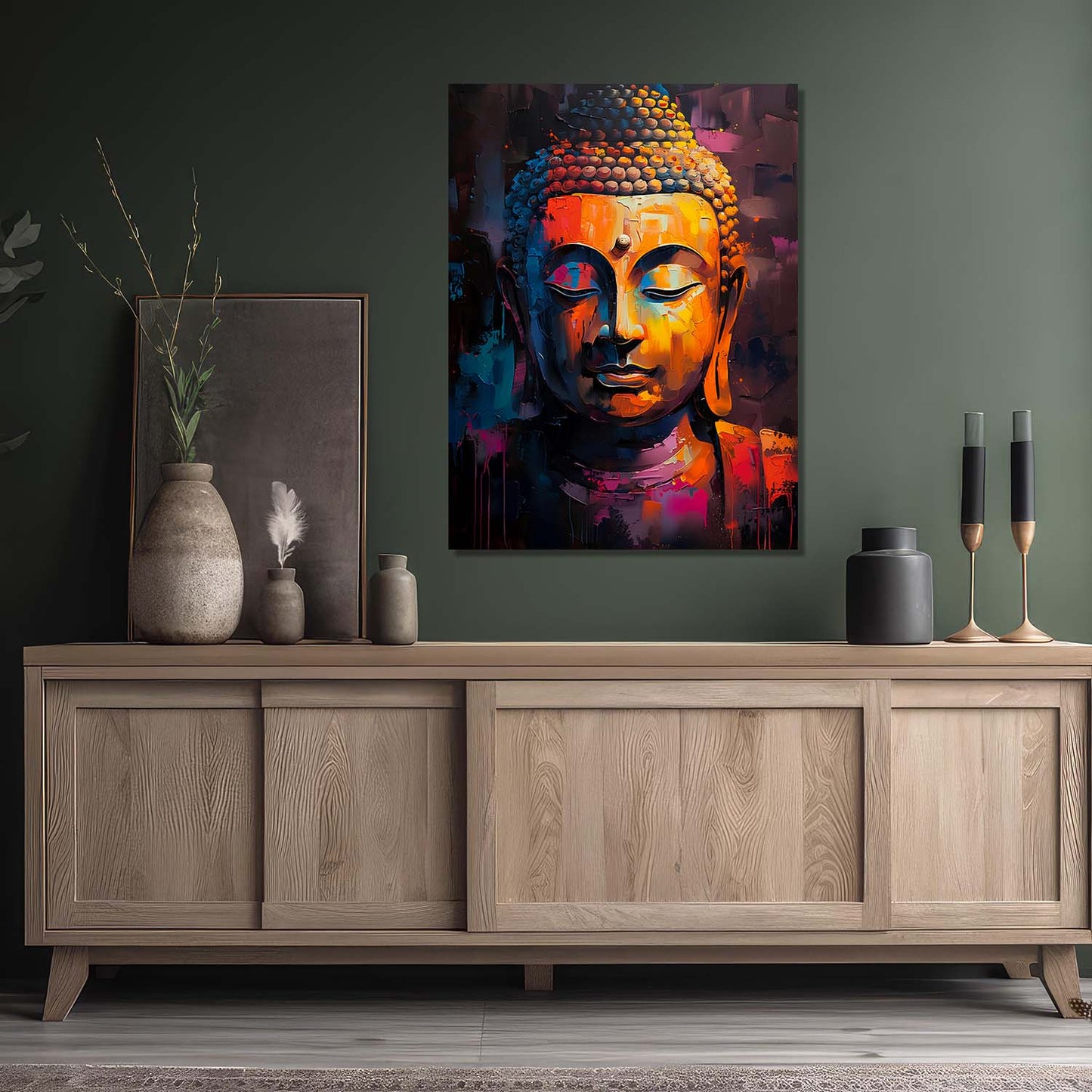 Buddha Canvas Art Print: Divine Serenity for Every Space