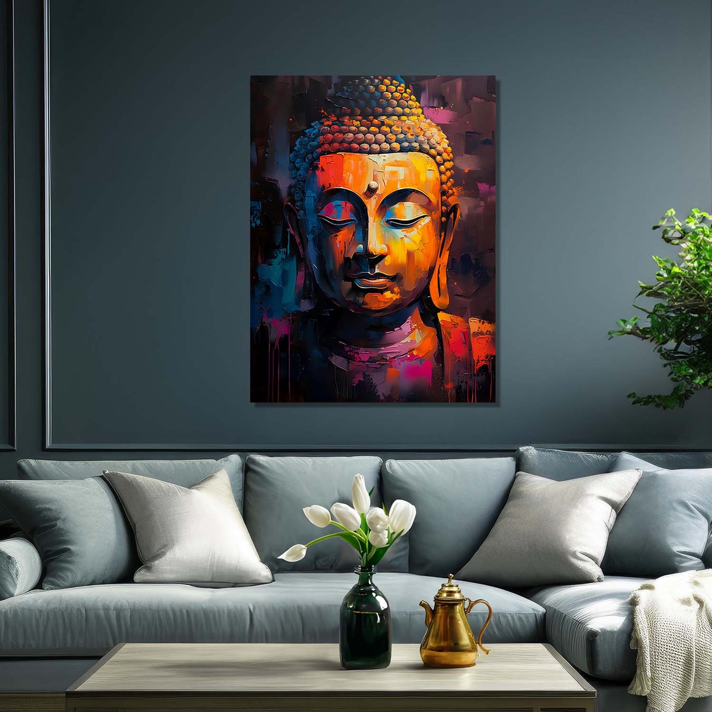 Buddha Canvas Art Print: Divine Serenity for Every Space