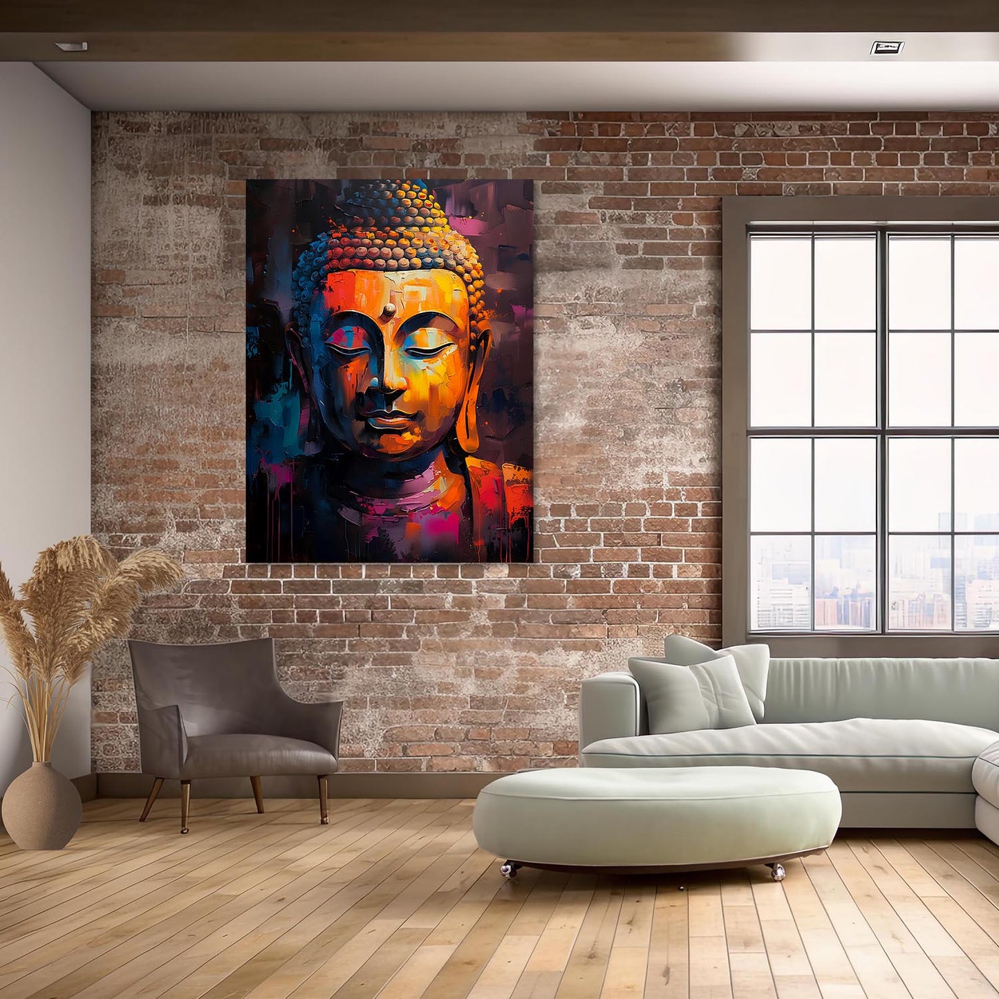 Buddha Canvas Art Print: Divine Serenity for Every Space