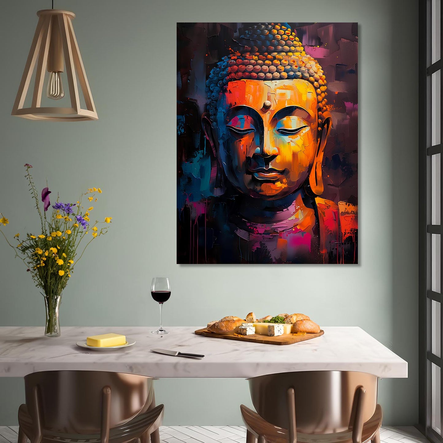 Buddha Canvas Art Print: Divine Serenity for Every Space