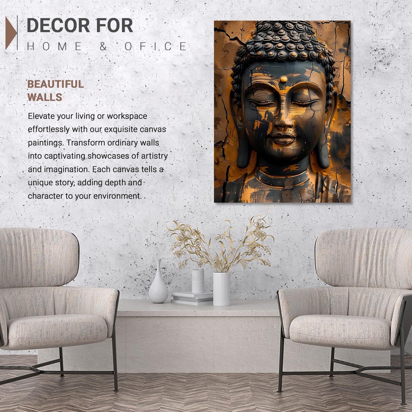 Buddha Canvas Art Print: Divine Serenity for Every Space