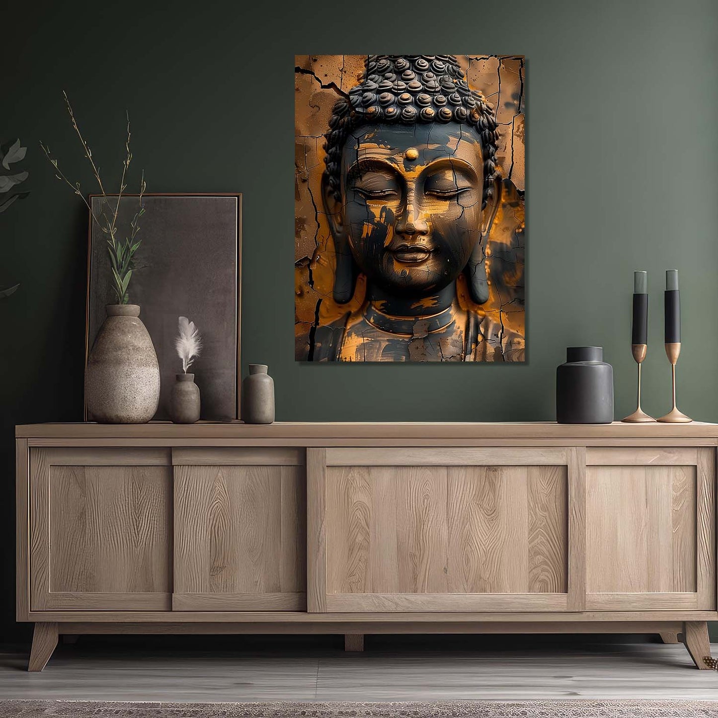 Buddha Canvas Art Print: Divine Serenity for Every Space