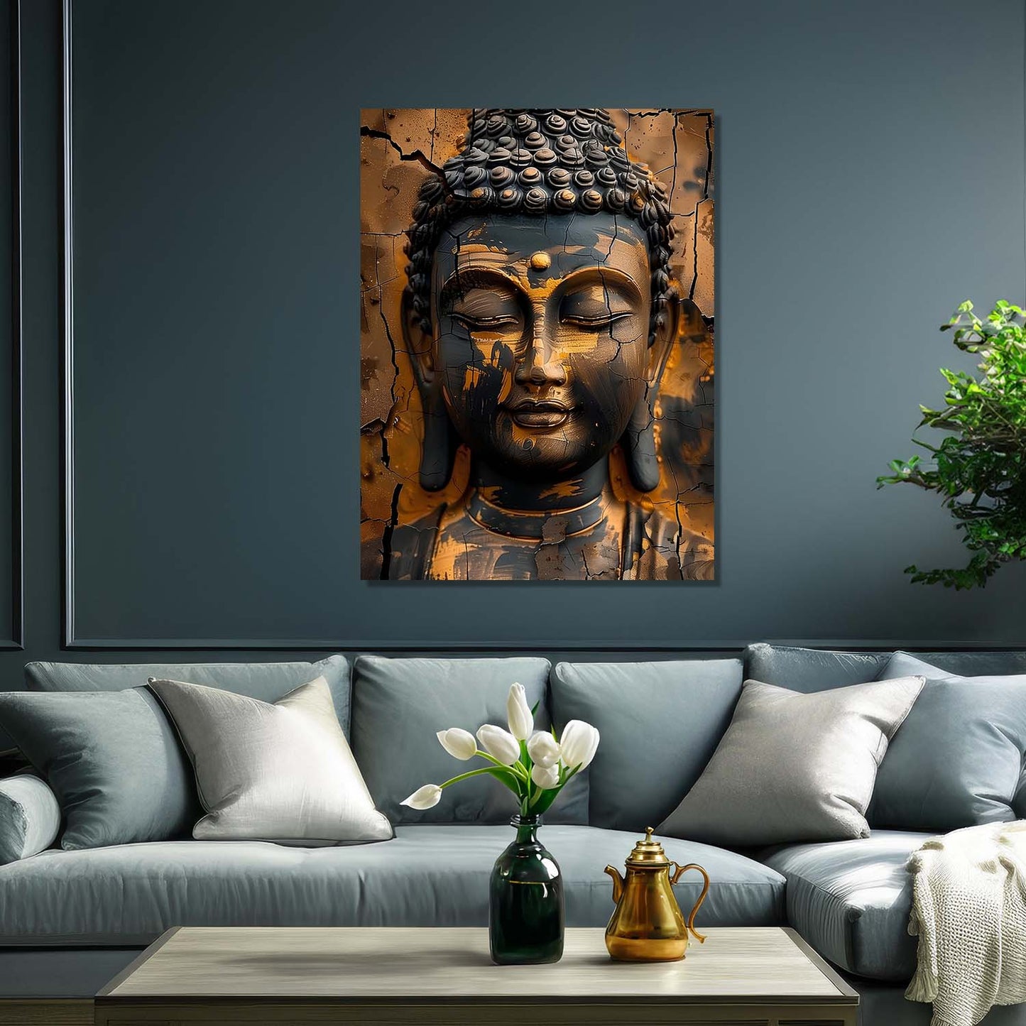 Buddha Canvas Art Print: Divine Serenity for Every Space