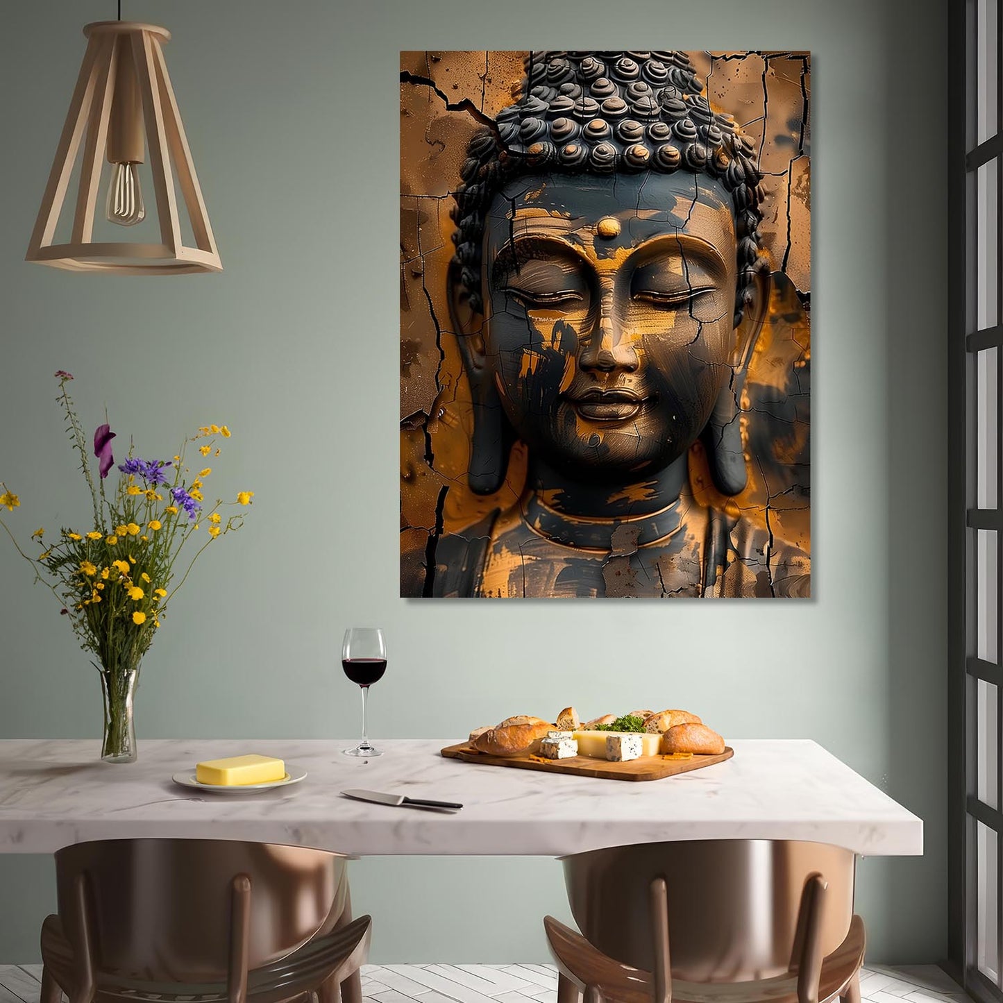 Buddha Canvas Art Print: Divine Serenity for Every Space