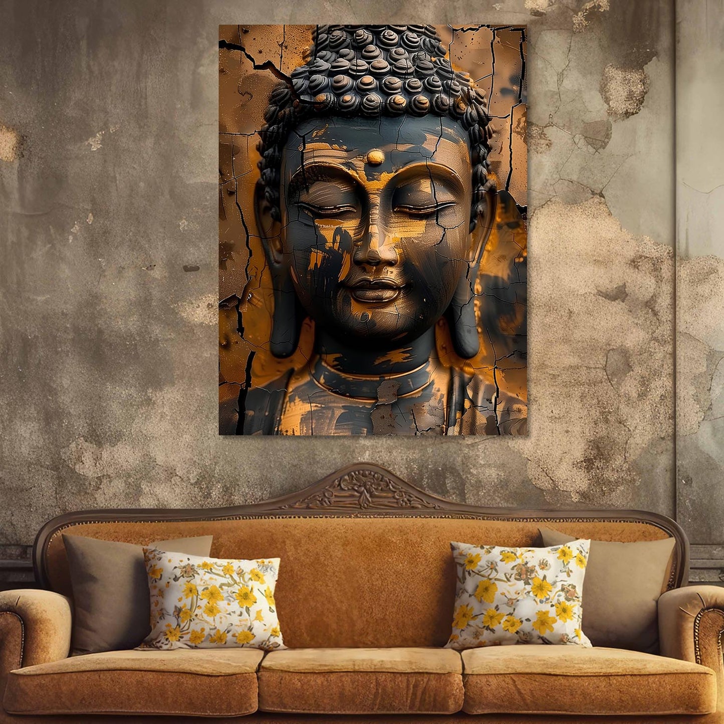 Buddha Canvas Art Print: Divine Serenity for Every Space