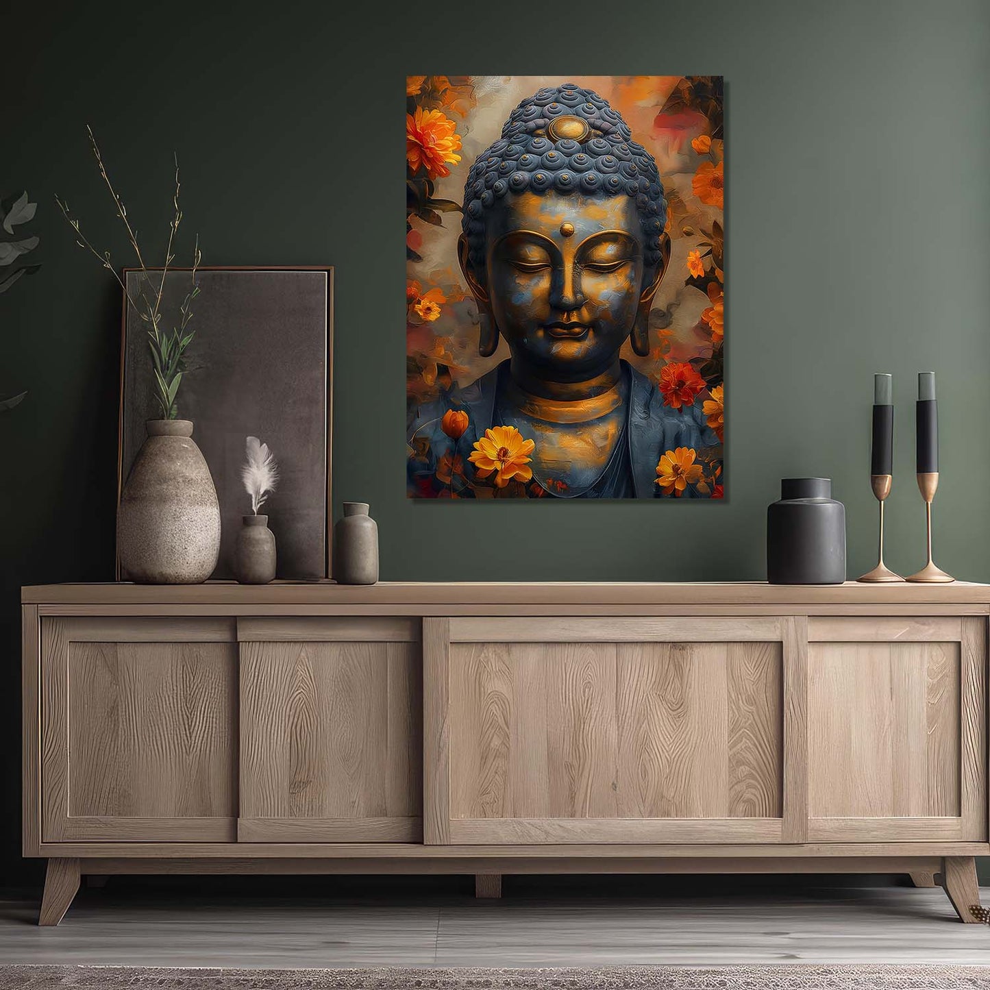 Buddha Canvas Art Print: Divine Serenity for Every Space