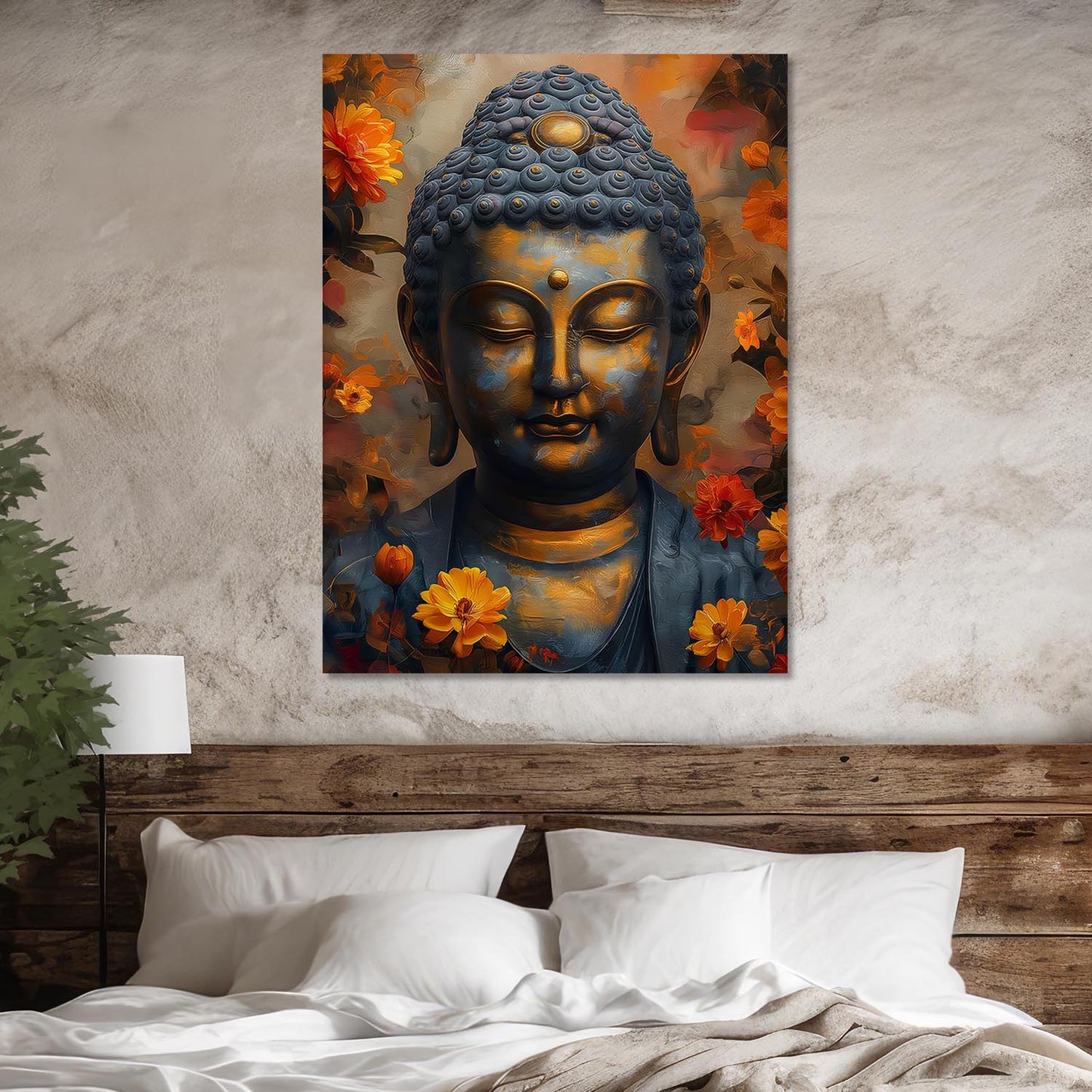 Buddha Canvas Art Print: Divine Serenity for Every Space