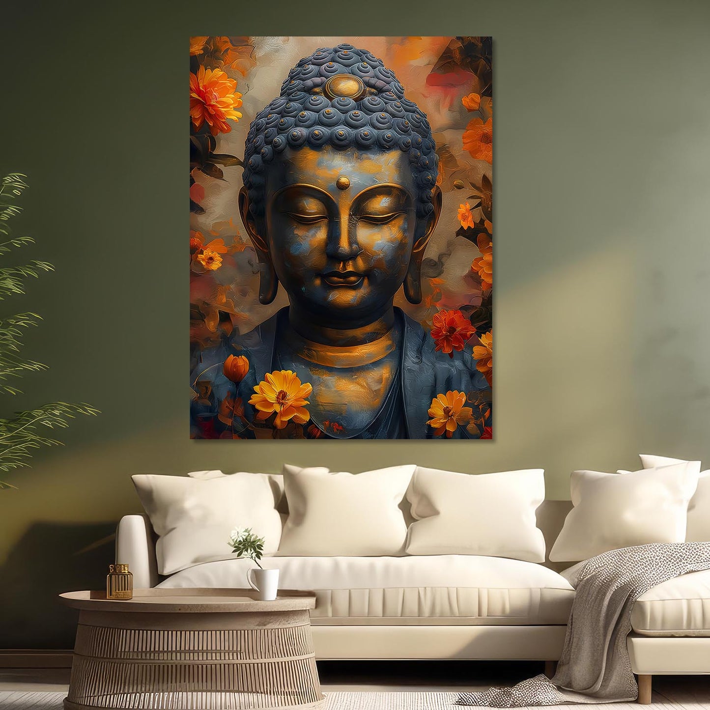 Buddha Canvas Art Print: Divine Serenity for Every Space