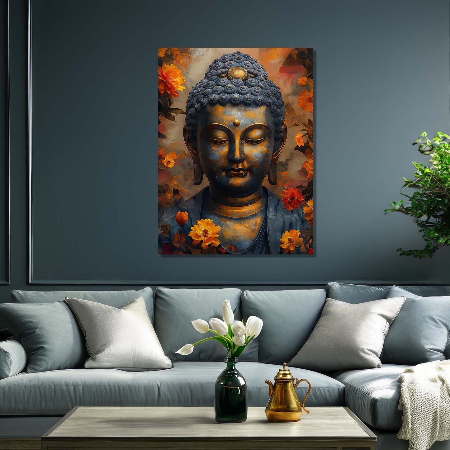 Buddha Canvas Art Print: Divine Serenity for Every Space