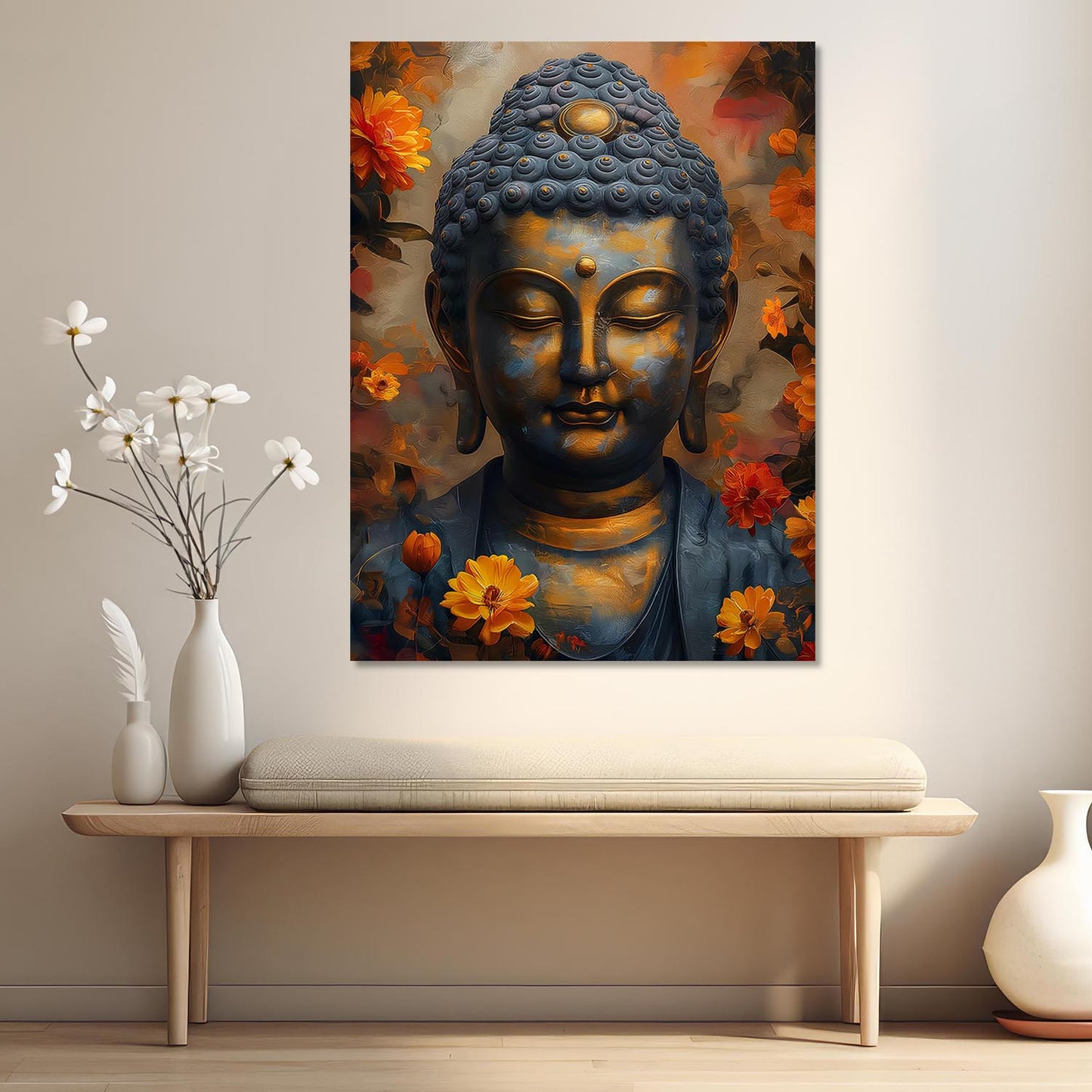 Buddha Canvas Art Print: Divine Serenity for Every Space