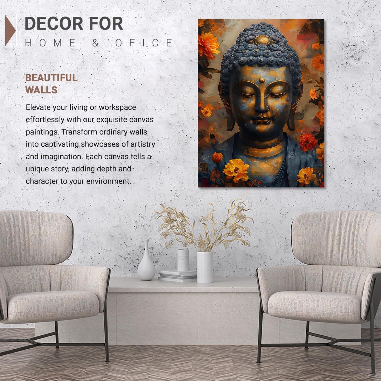 Buddha Canvas Art Print: Divine Serenity for Every Space