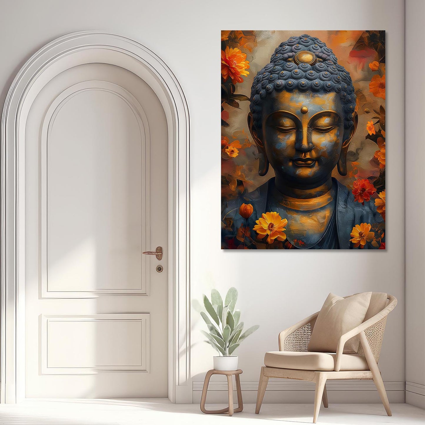 Buddha Canvas Art Print: Divine Serenity for Every Space