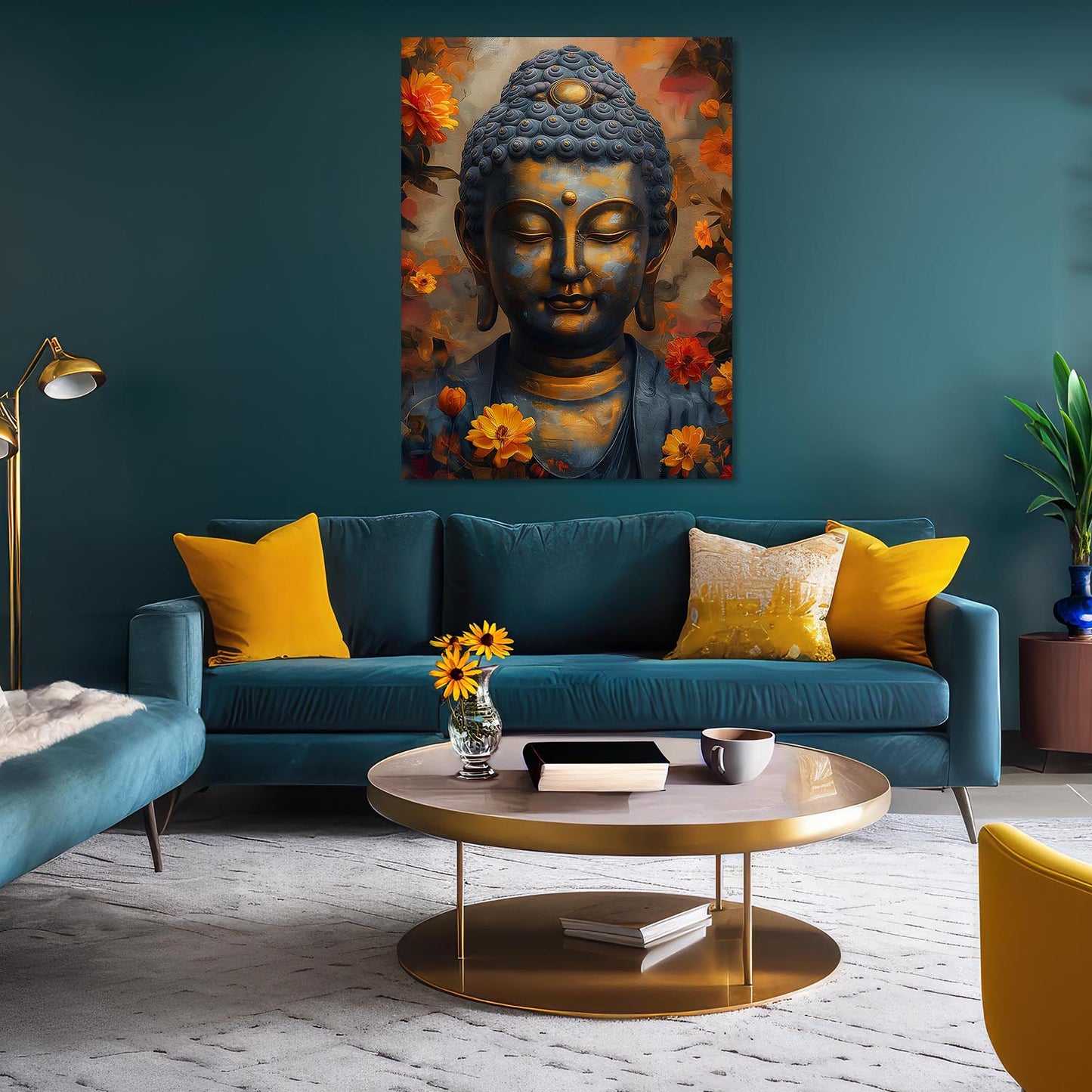 Buddha Canvas Art Print: Divine Serenity for Every Space