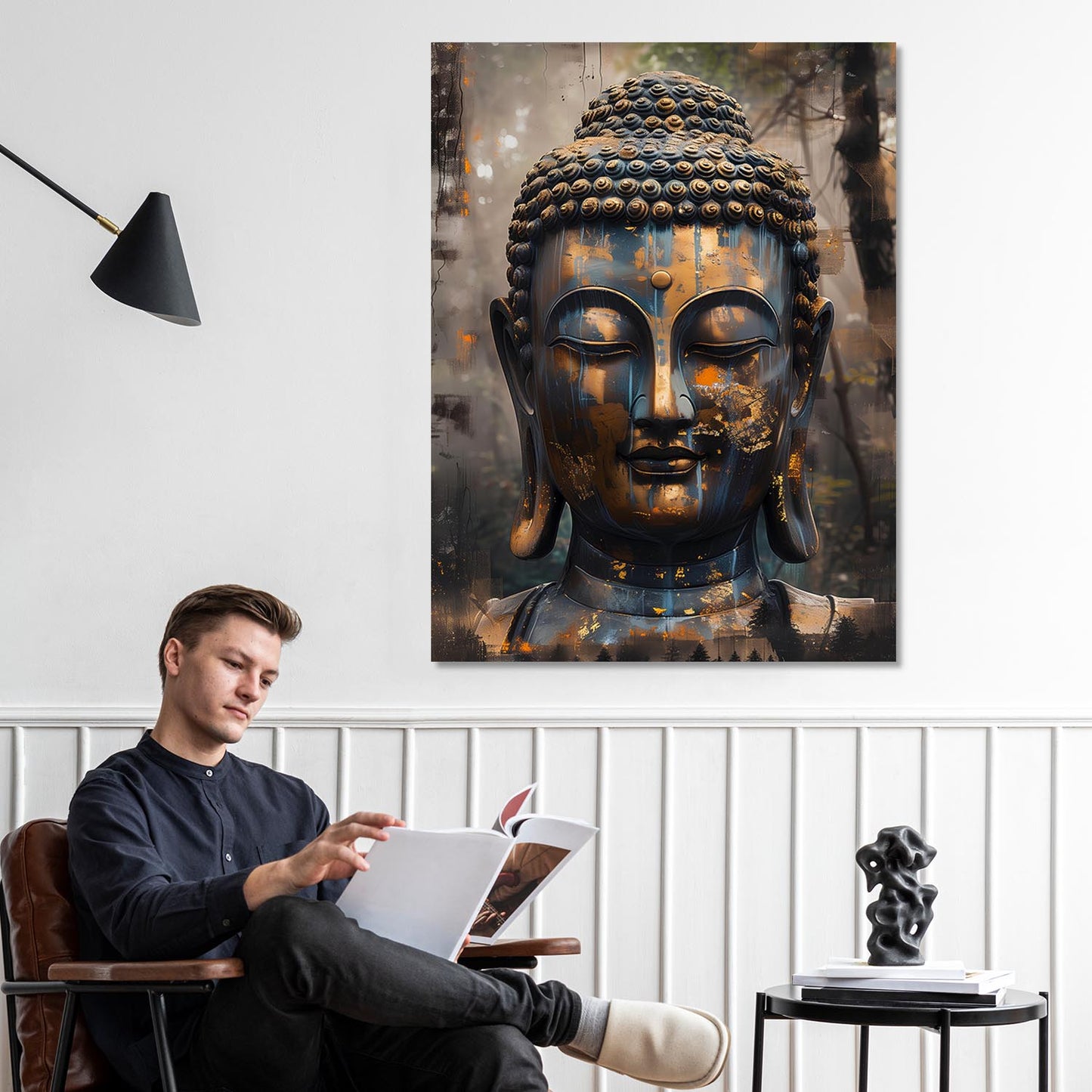 Buddha Canvas Art Print: Divine Serenity for Every Space