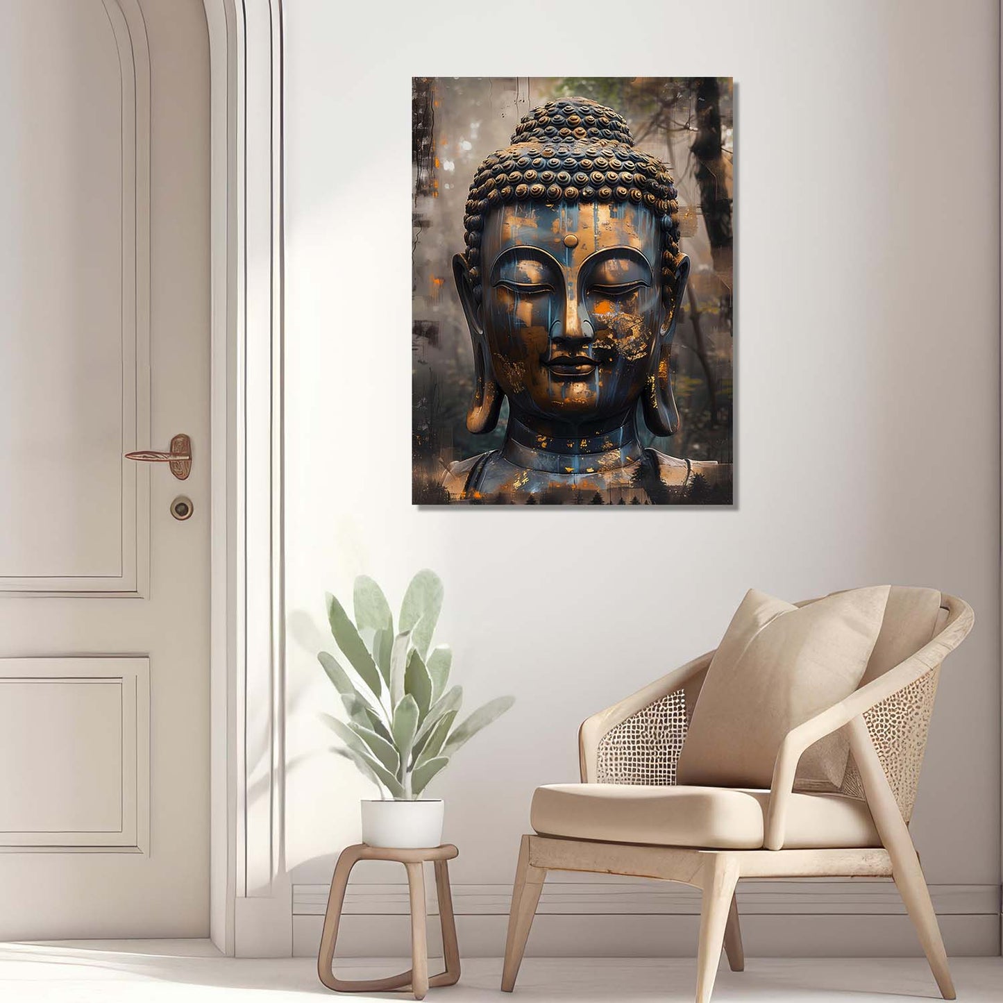 Buddha Canvas Art Print: Divine Serenity for Every Space