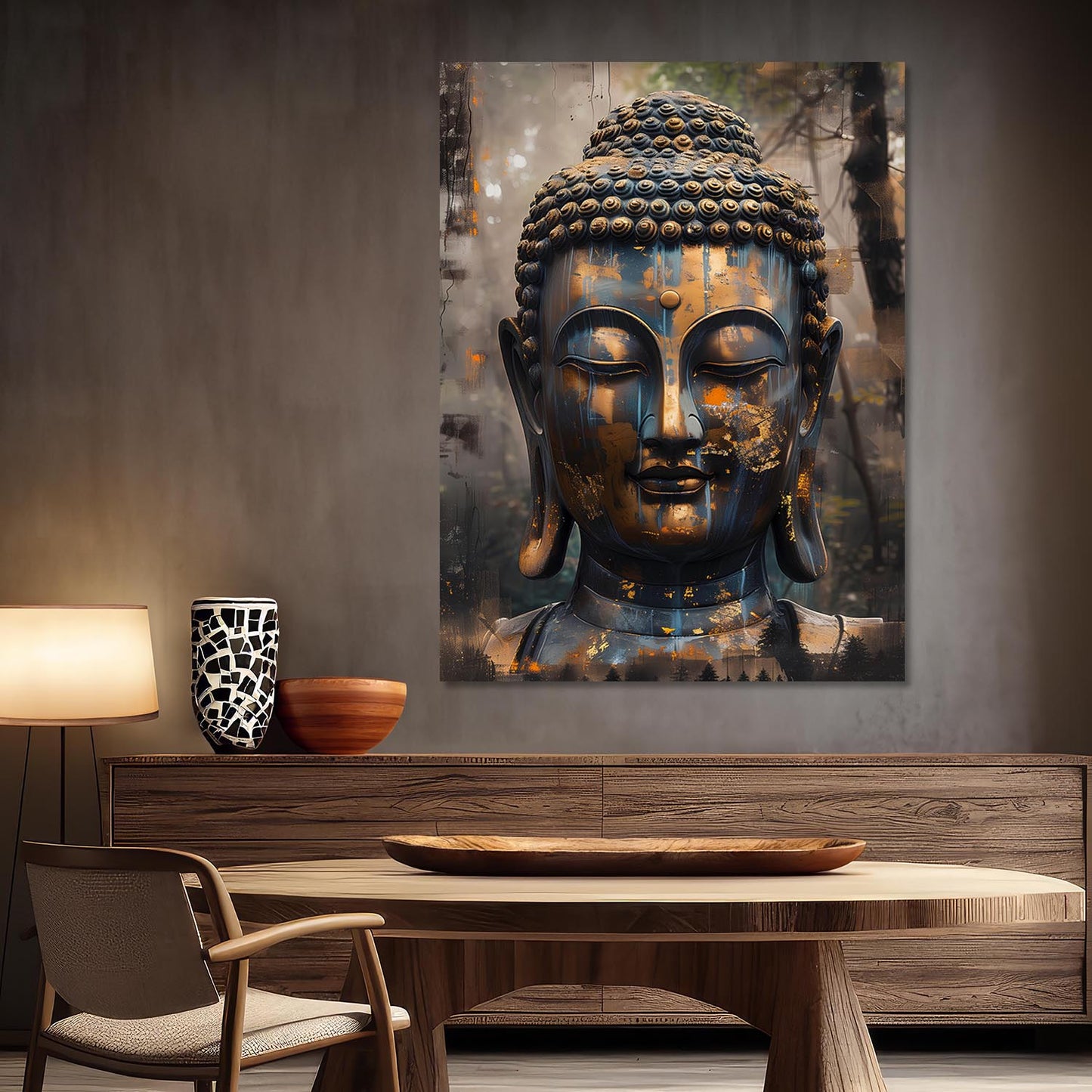 Buddha Canvas Art Print: Divine Serenity for Every Space