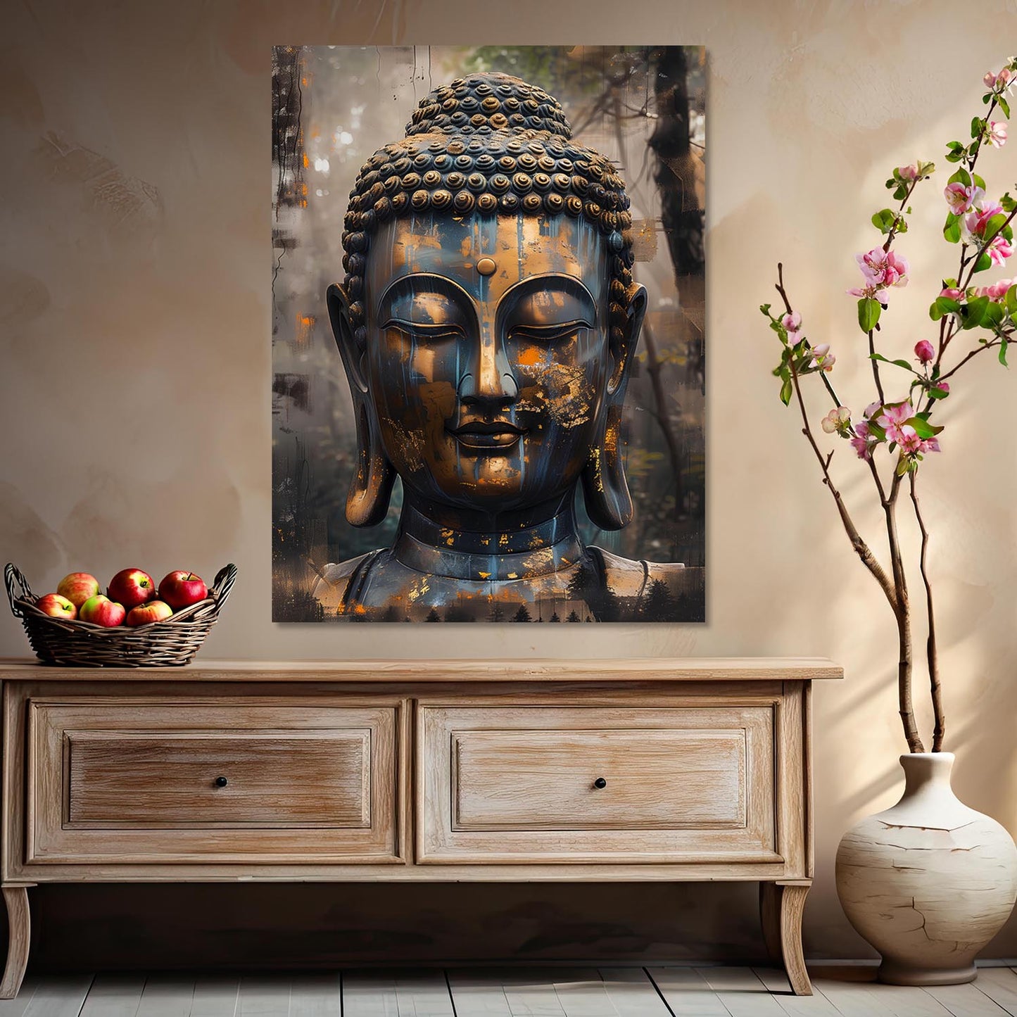 Buddha Canvas Art Print: Divine Serenity for Every Space