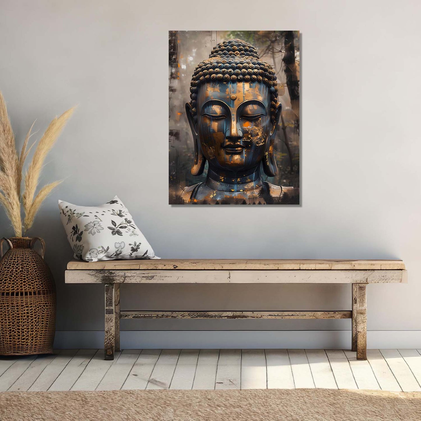 Buddha Canvas Art Print: Divine Serenity for Every Space