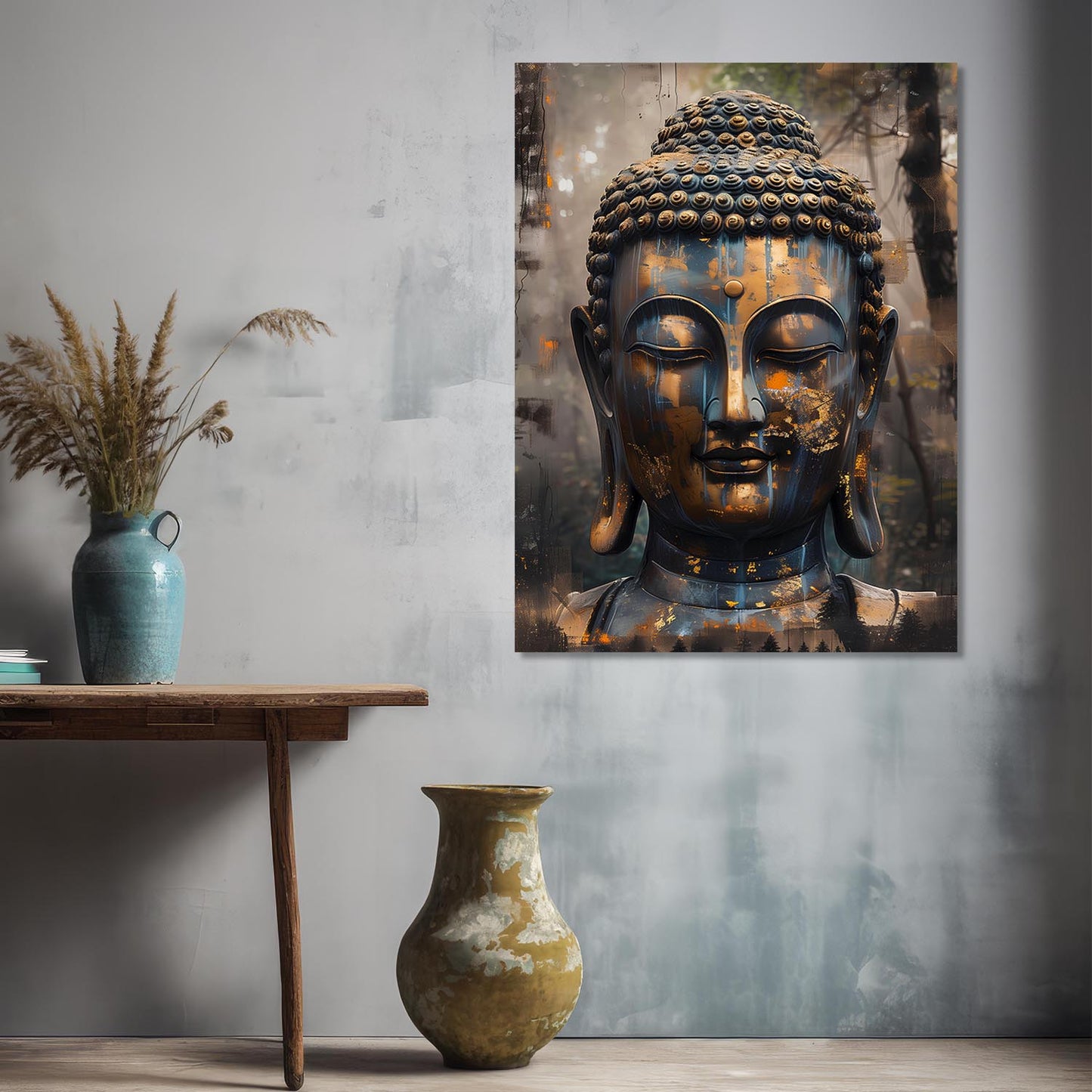 Buddha Canvas Art Print: Divine Serenity for Every Space