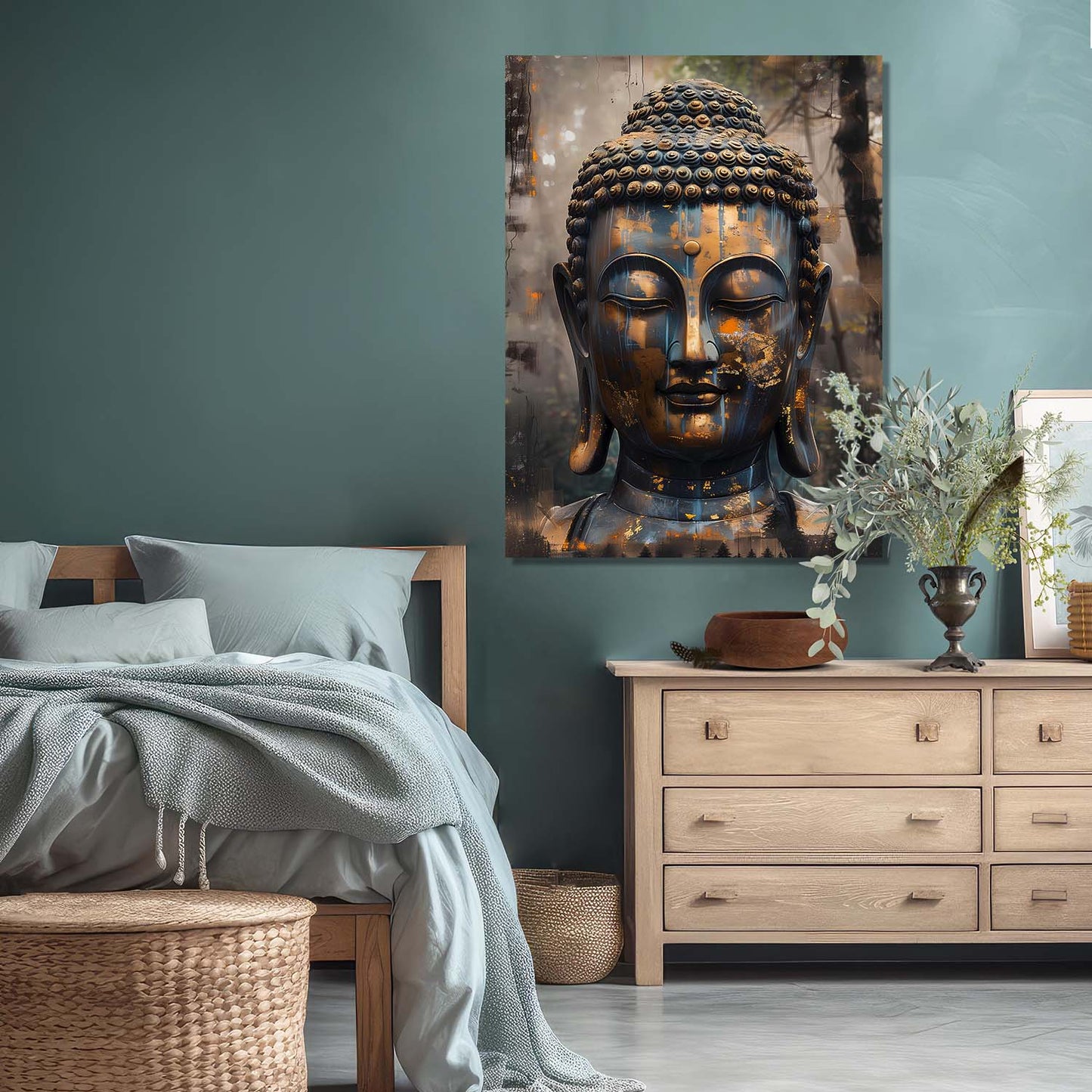 Buddha Canvas Art Print: Divine Serenity for Every Space