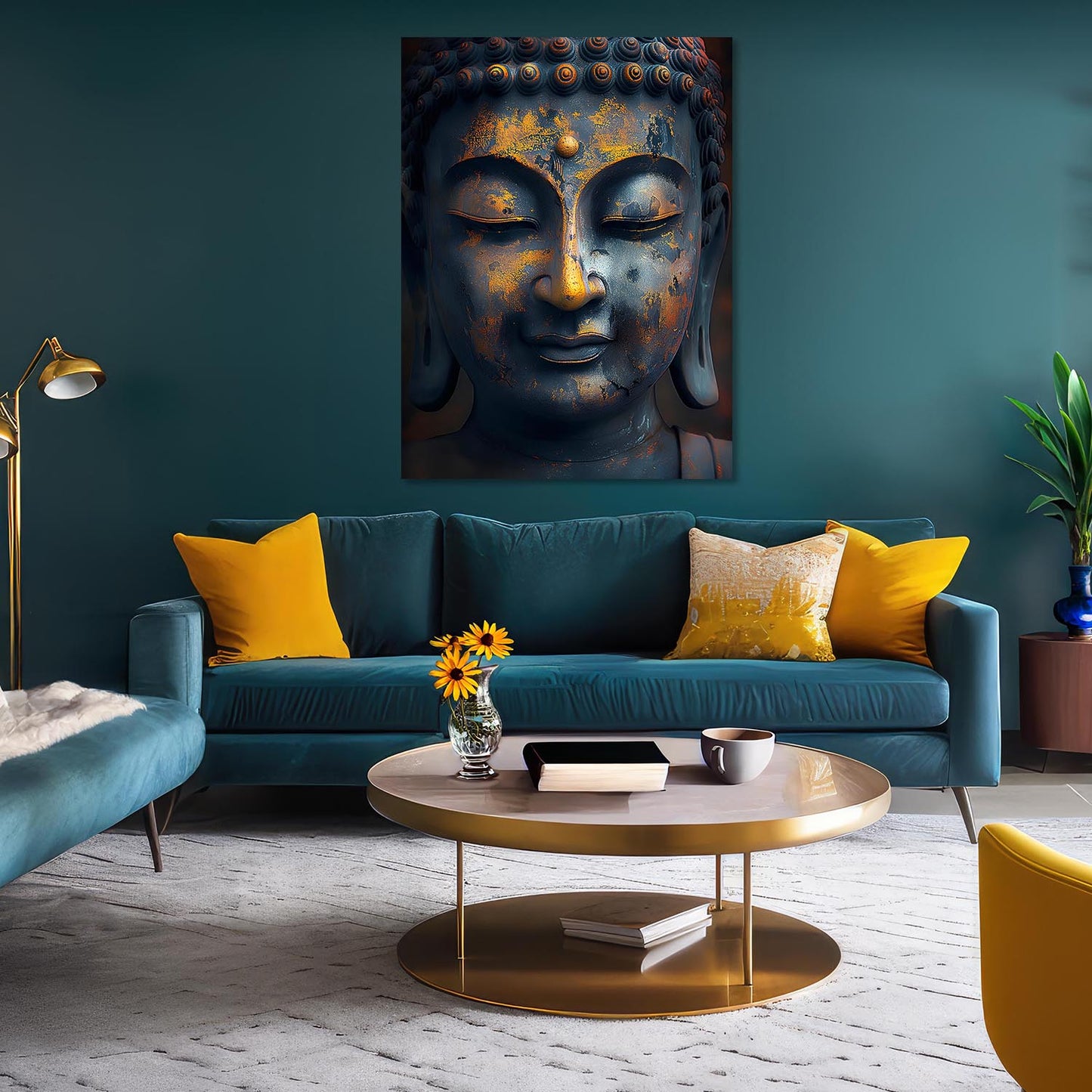 Buddha Canvas Art Print: Divine Serenity for Every Space