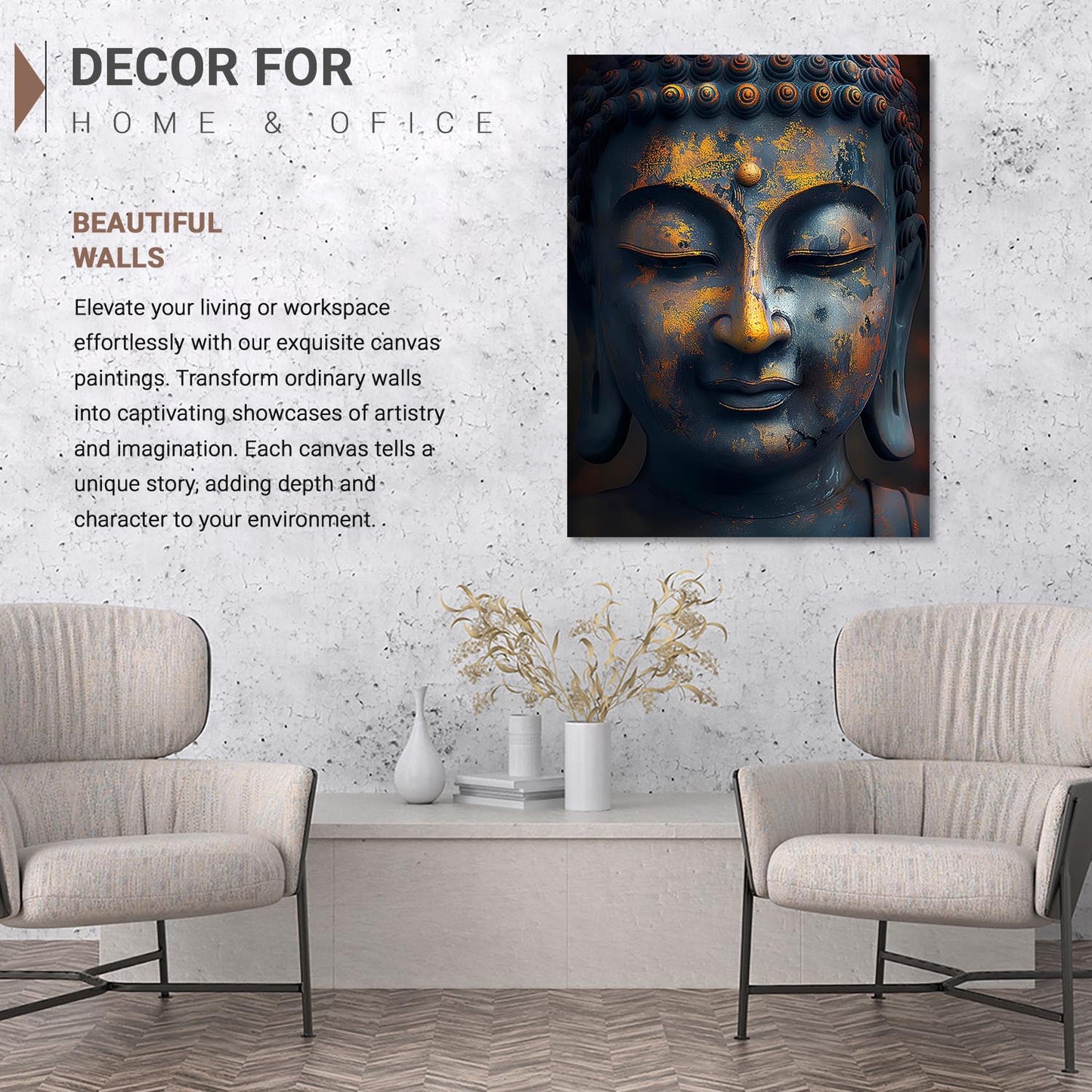 Buddha Canvas Art Print: Divine Serenity for Every Space