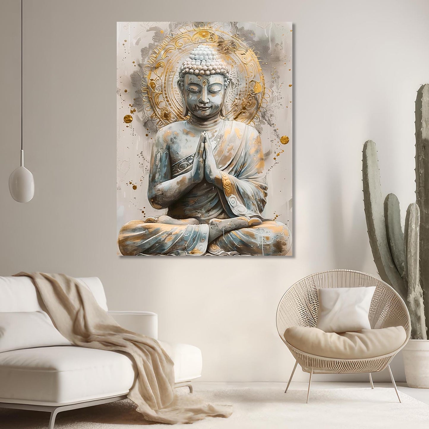 Buddha Canvas Art Print: Divine Serenity for Every Space