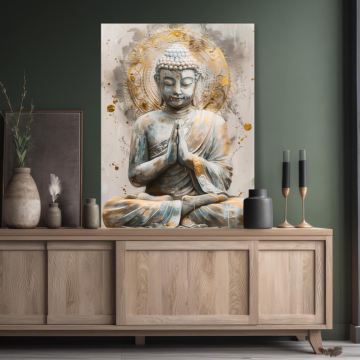 Buddha Canvas Art Print: Divine Serenity for Every Space