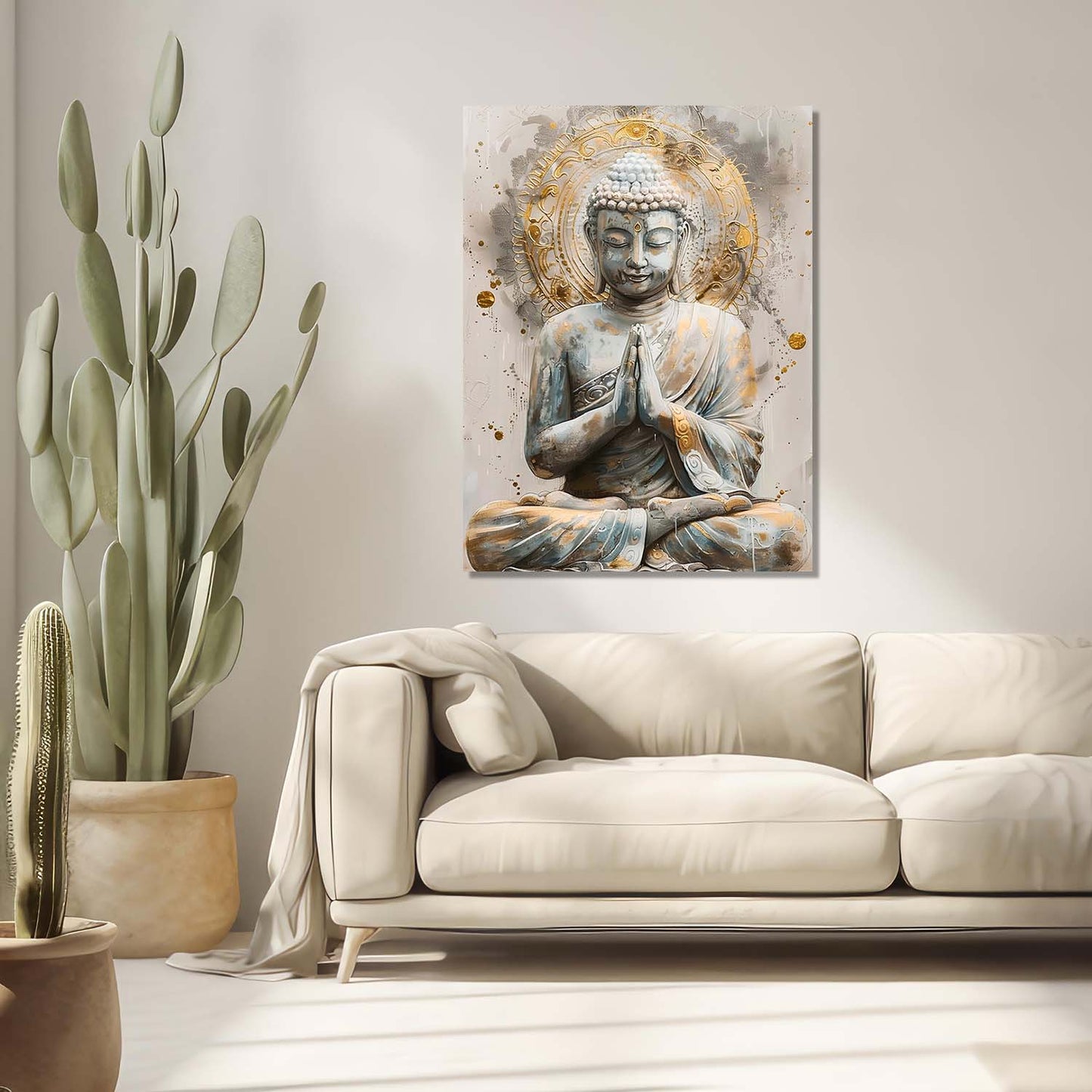 Buddha Canvas Art Print: Divine Serenity for Every Space