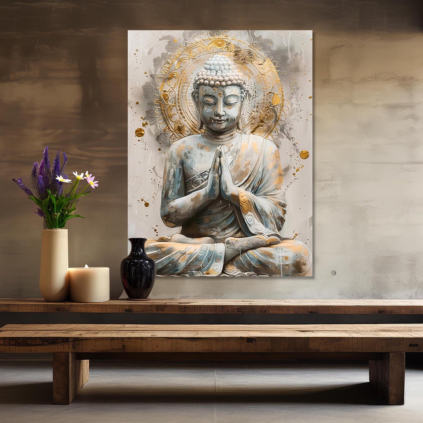 Buddha Canvas Art Print: Divine Serenity for Every Space