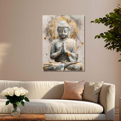 Buddha Canvas Art Print: Divine Serenity for Every Space