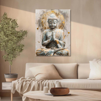 Buddha Canvas Art Print: Divine Serenity for Every Space