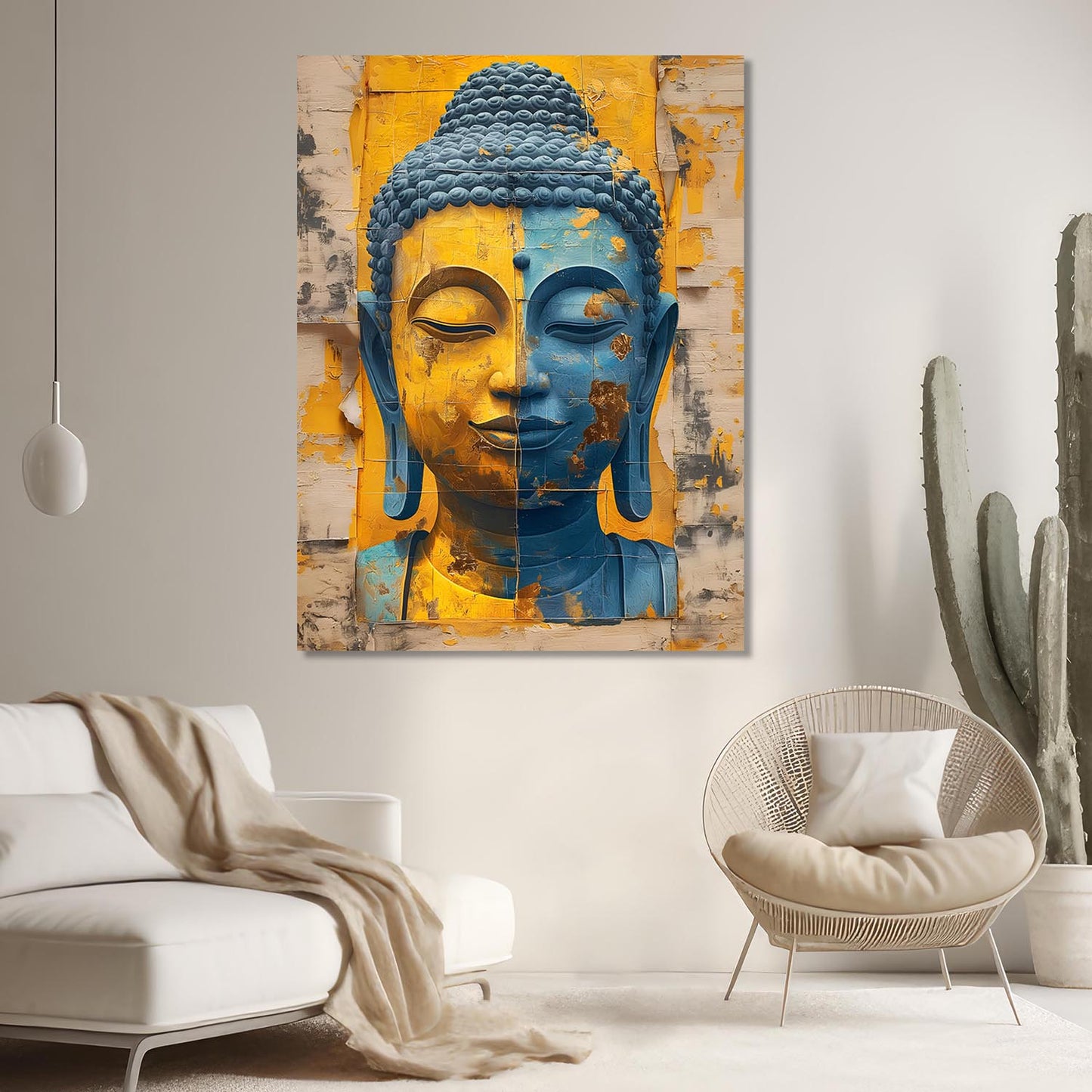 Buddha Canvas Art Print: Divine Serenity for Every Space